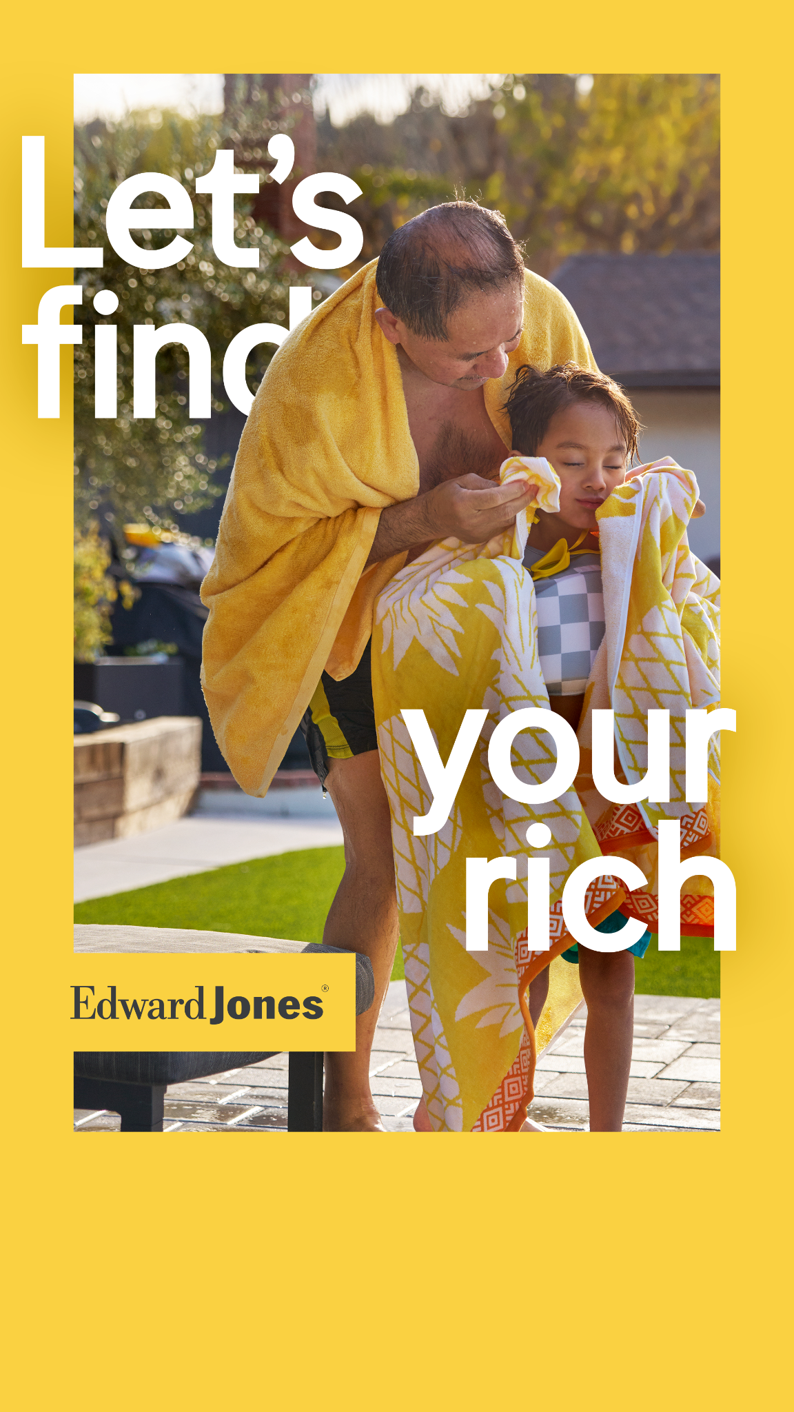 Edward Jones Facebook ad: Rich = living life your way
