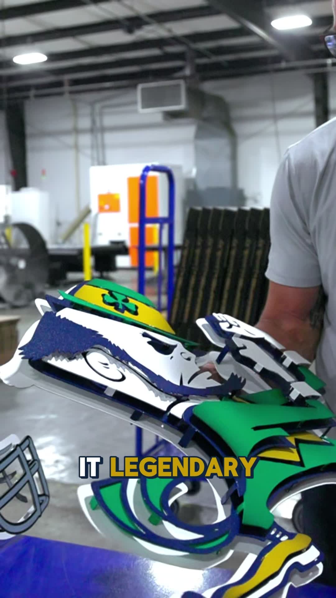Hex Head Art Facebook ad: 3D Artwork. Timeless Legacy.