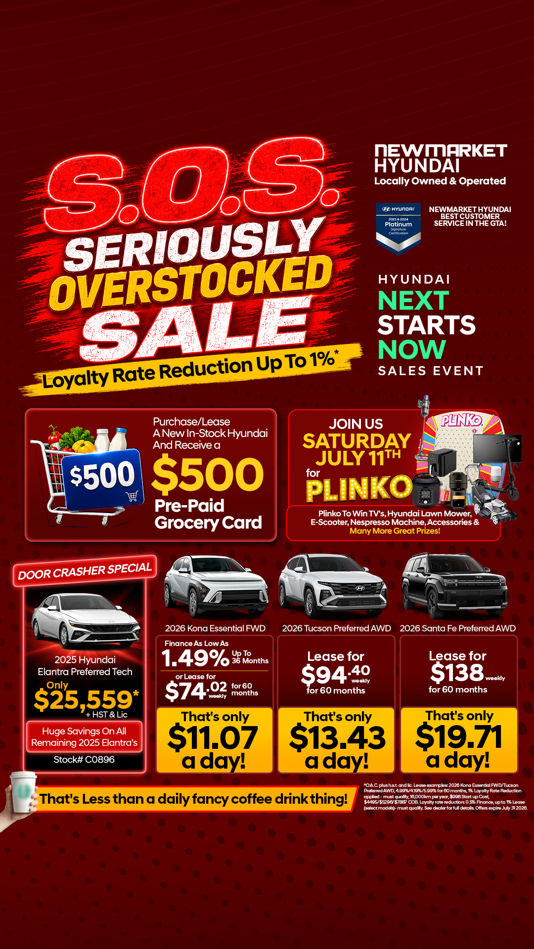 Newmarket Hyundai Facebook ad