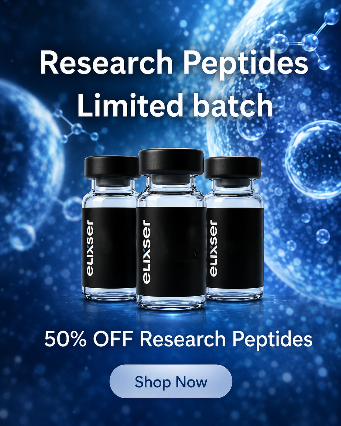 Elixser Peptides Facebook ad