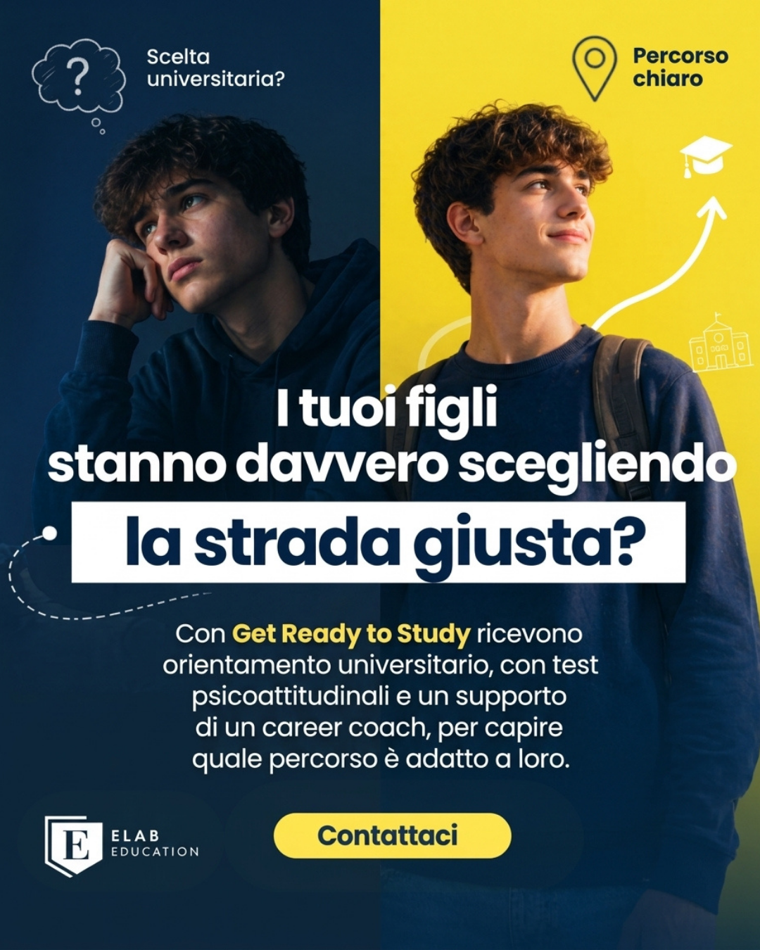 Elab Italy - studiare all'estero Facebook ad: Costruisci il futuro di tuo figlio con Elab