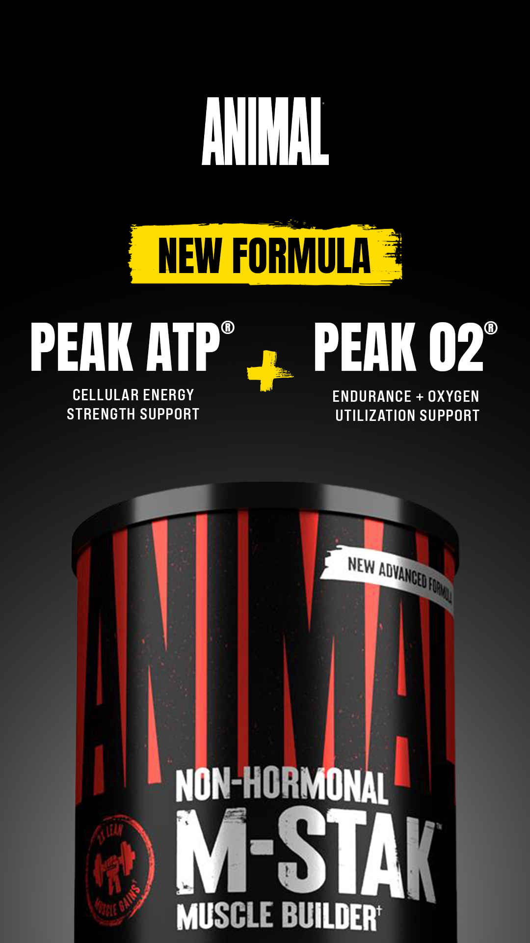 The Official Animal Pak page Facebook ad