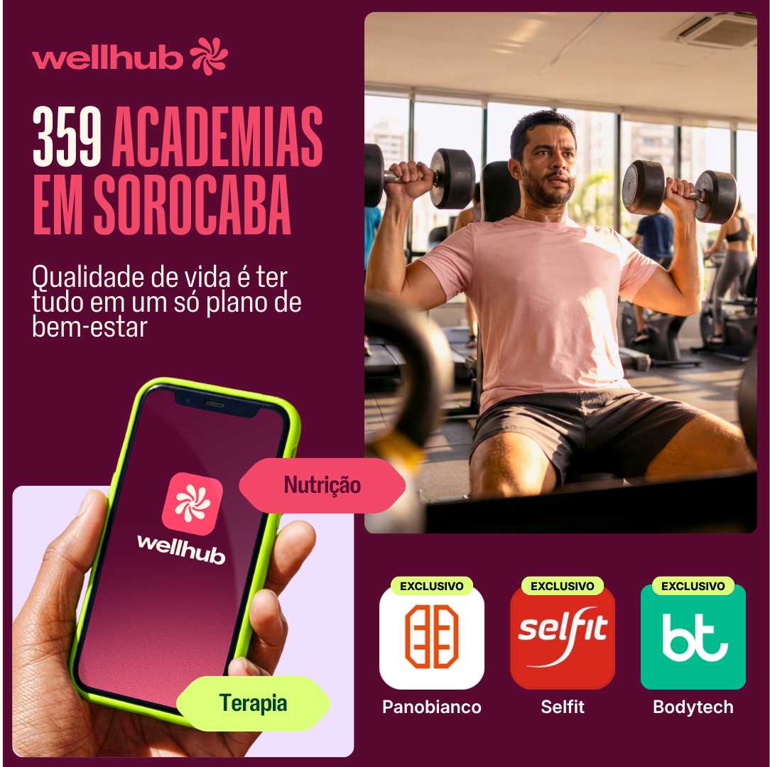 Wellhub Facebook ad from Aug 3, 2026