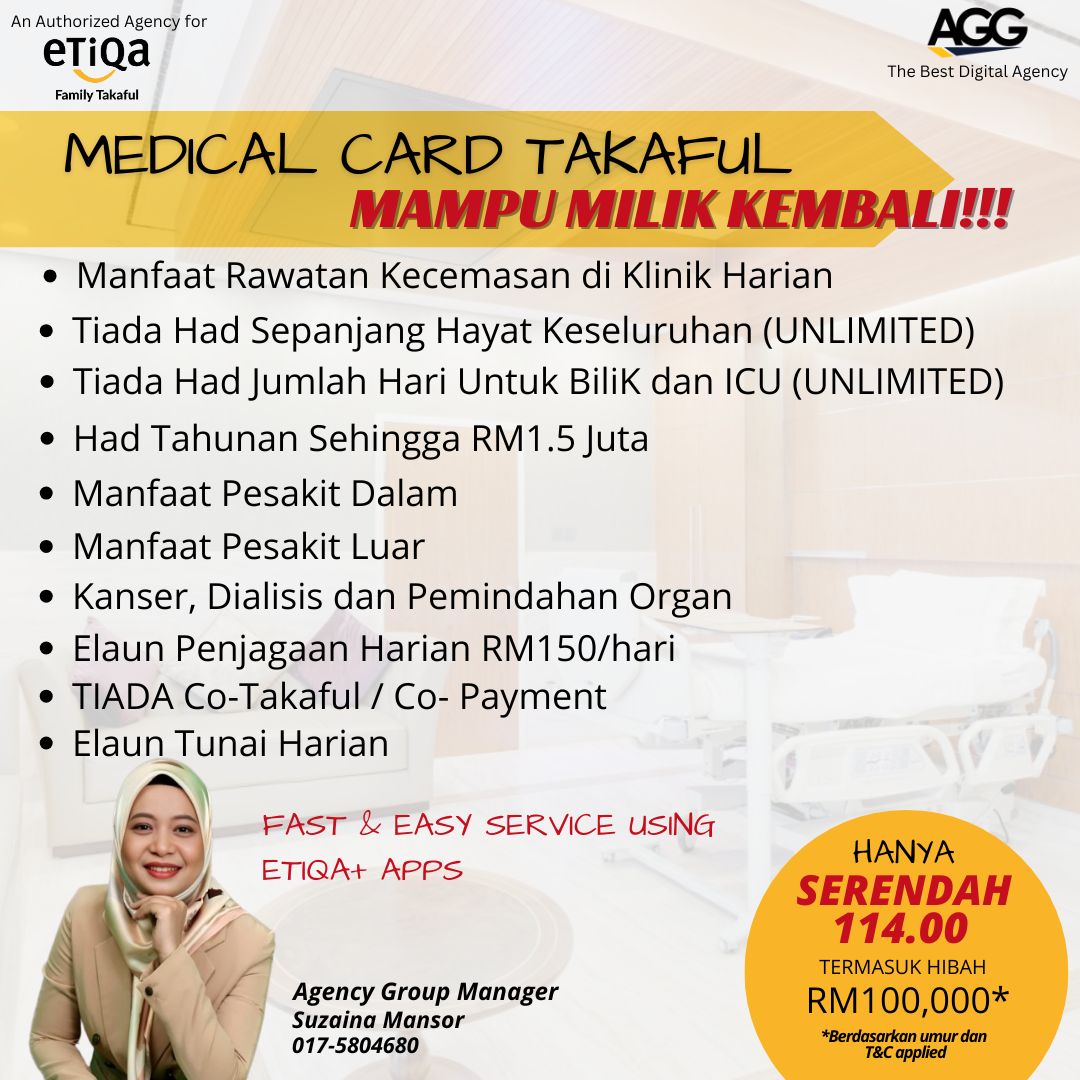 Suzaina Mansor Facebook ad: MEDICAL CARD MAMPU MILIK KEMBALI LAGI!