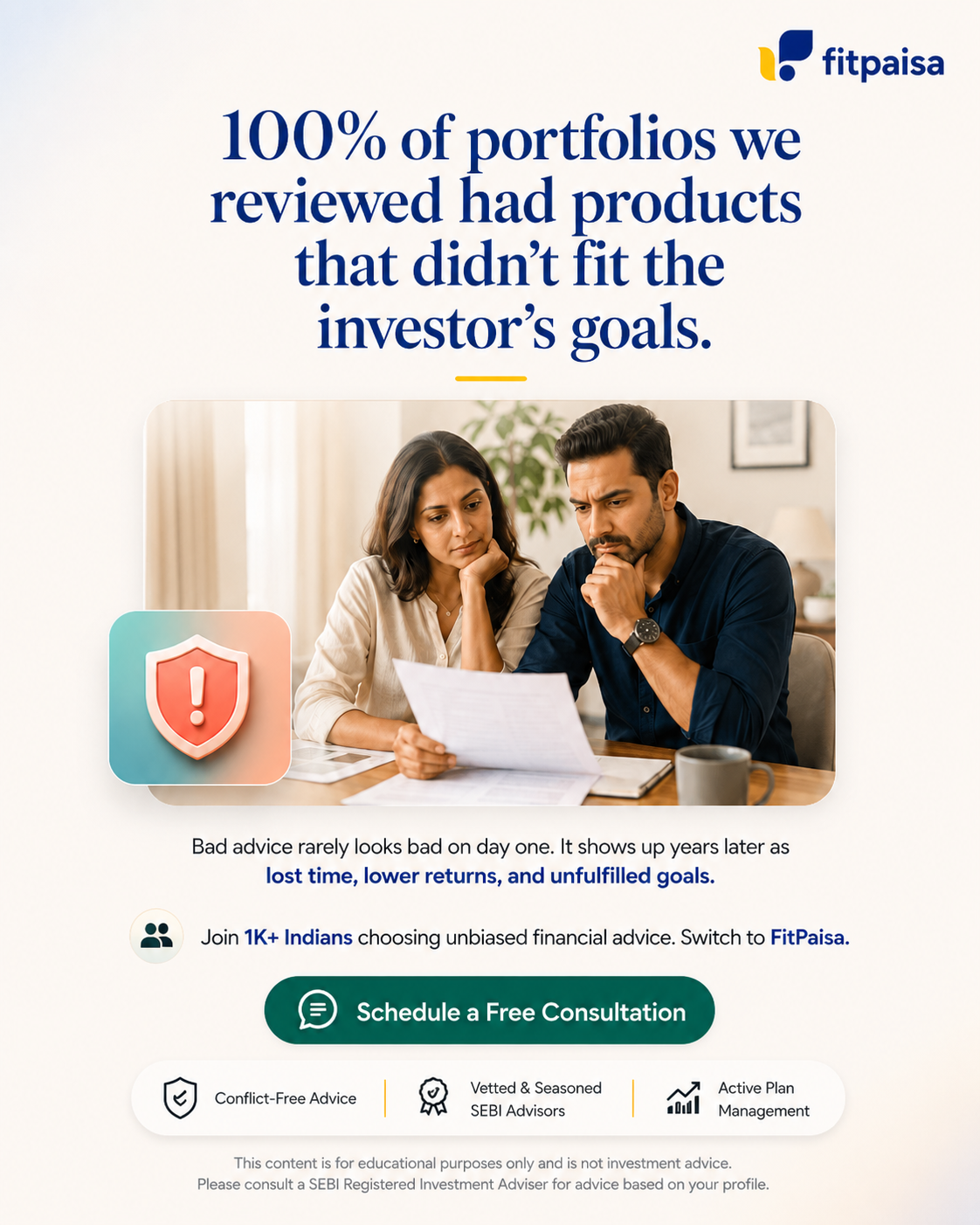 Fitpaisa Wealth Facebook ad: Schedule your FREE Personal Finance Consultation with…