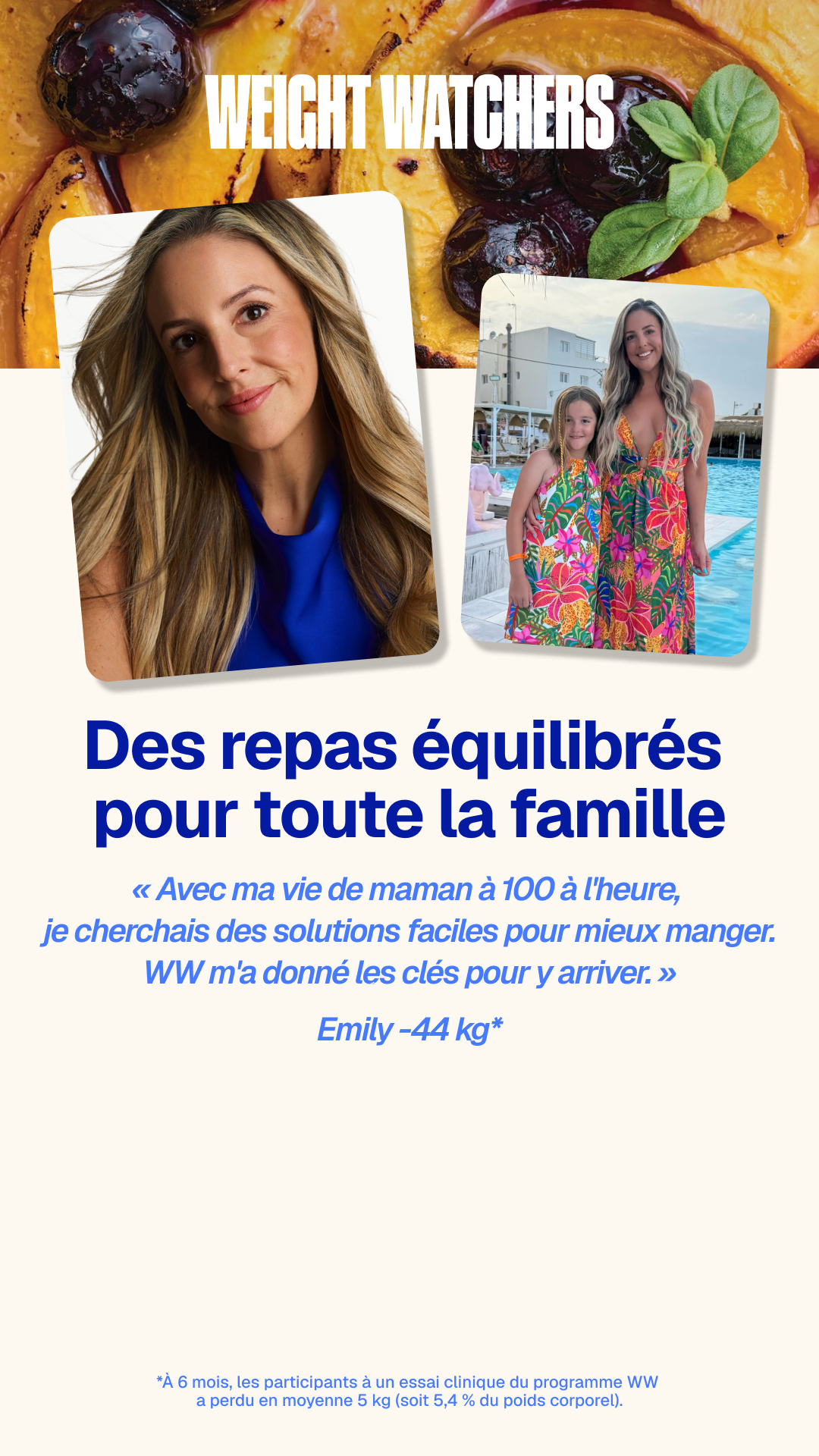 WeightWatchers Facebook ad