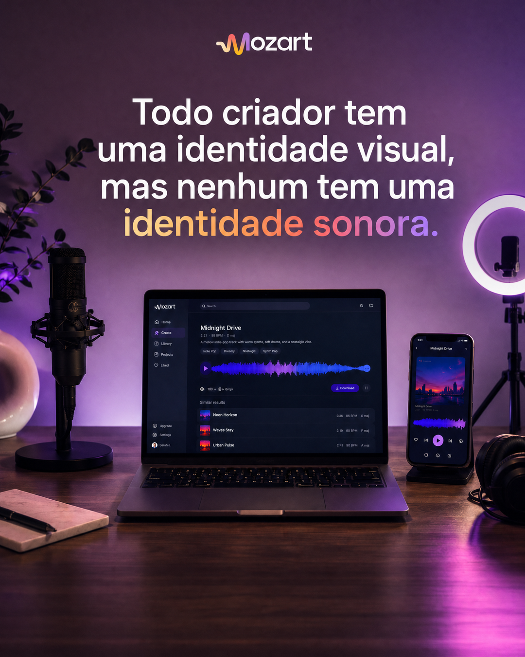 Mozart Music Facebook ad