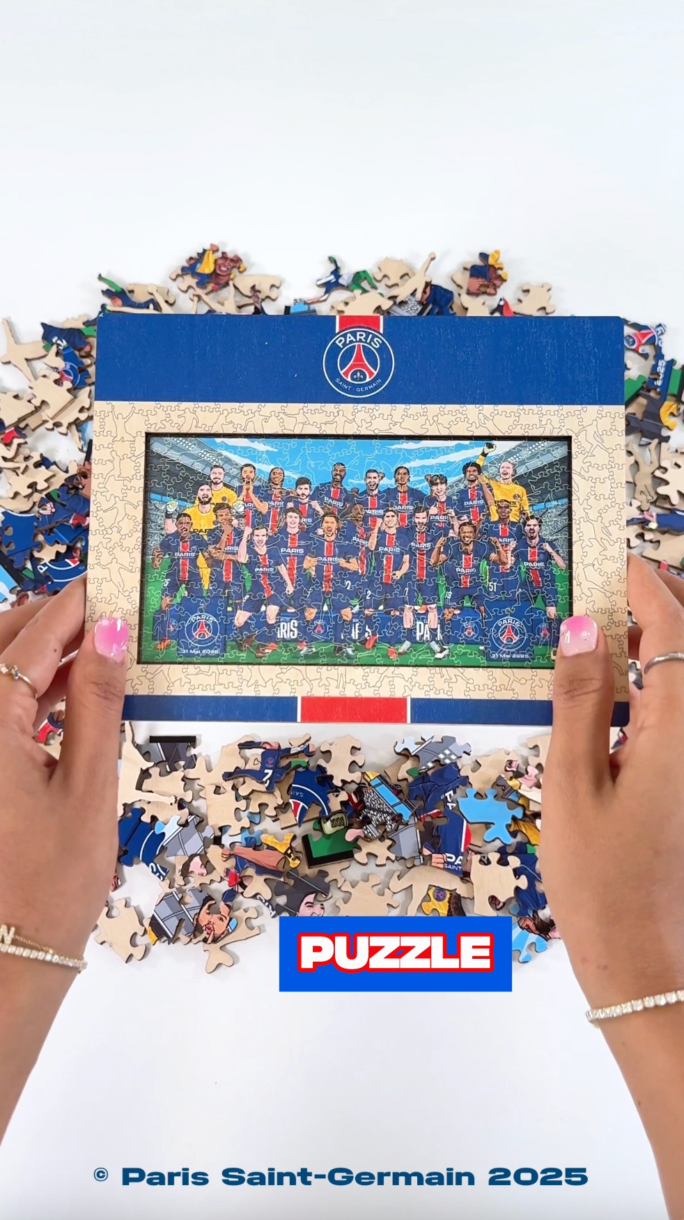 Iconic Puzzles FR Facebook ad: Pour les vrais fans du PSG!