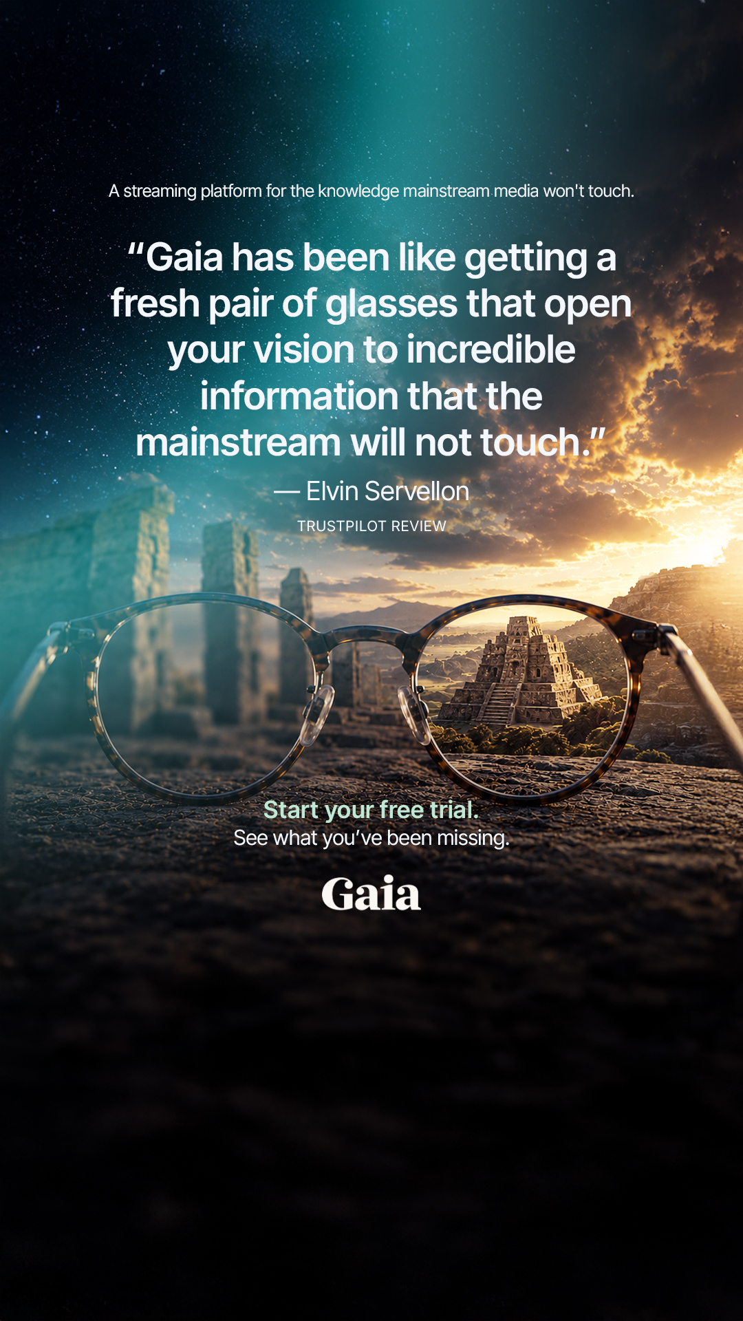 Gaia Facebook ad