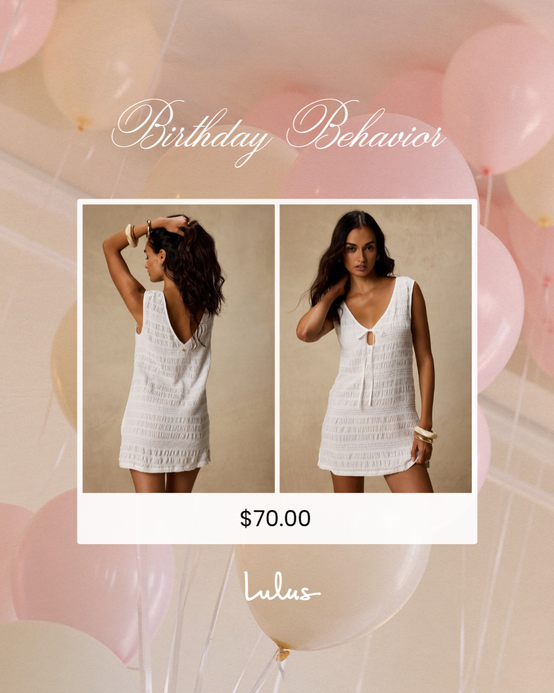 Lulus Facebook ad