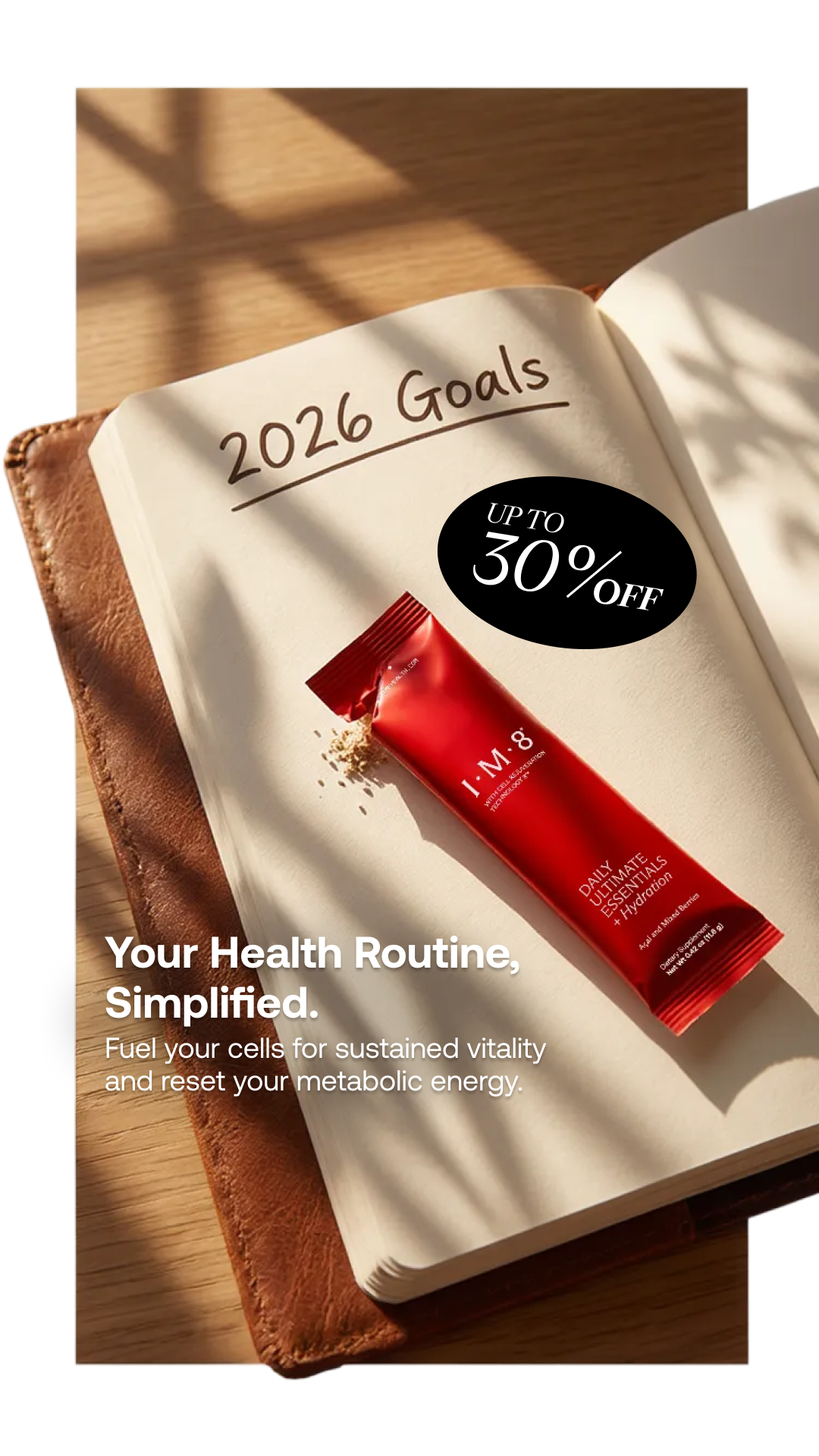 IM8 Health Facebook ad