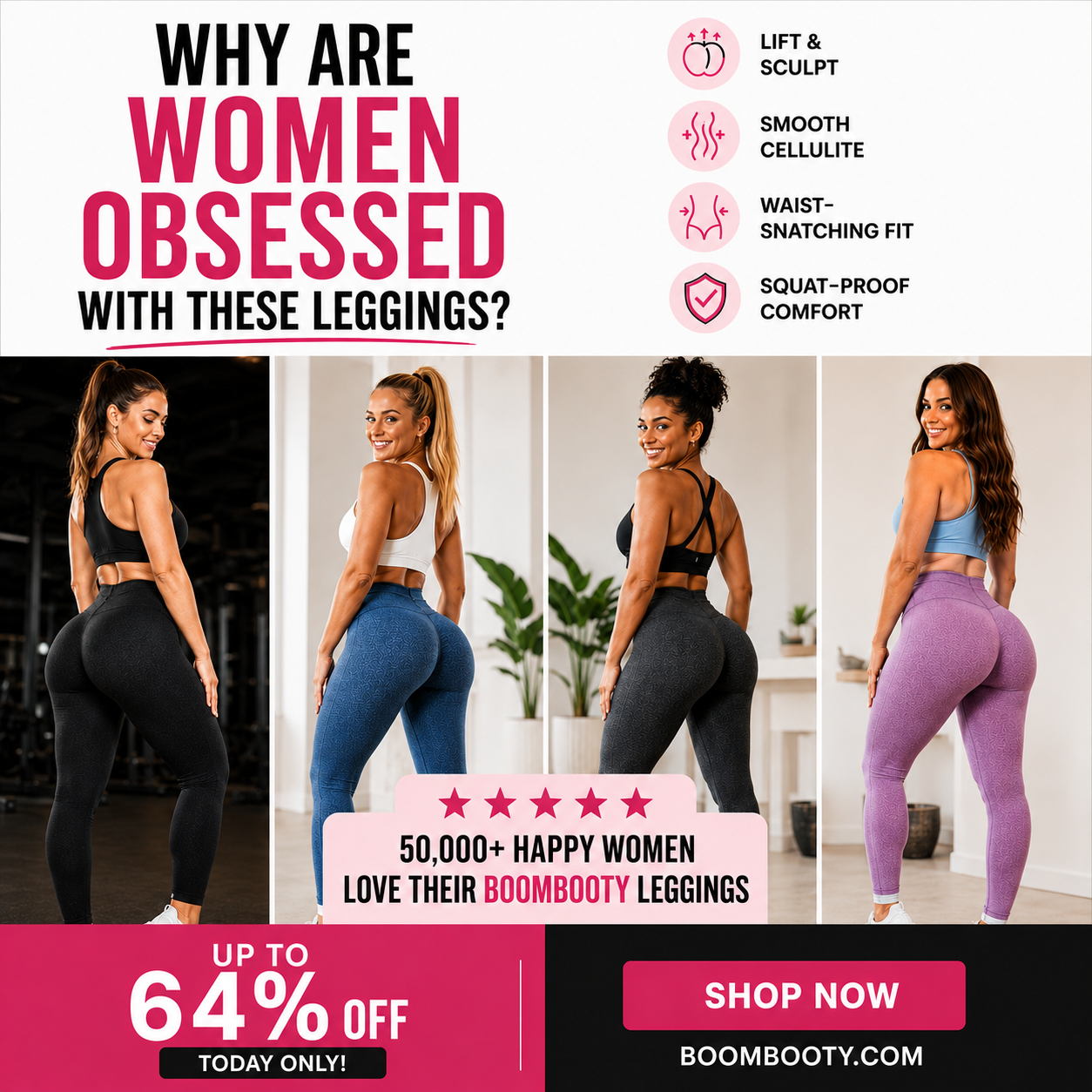 BoomBooty Facebook ad: While Stock Lasts