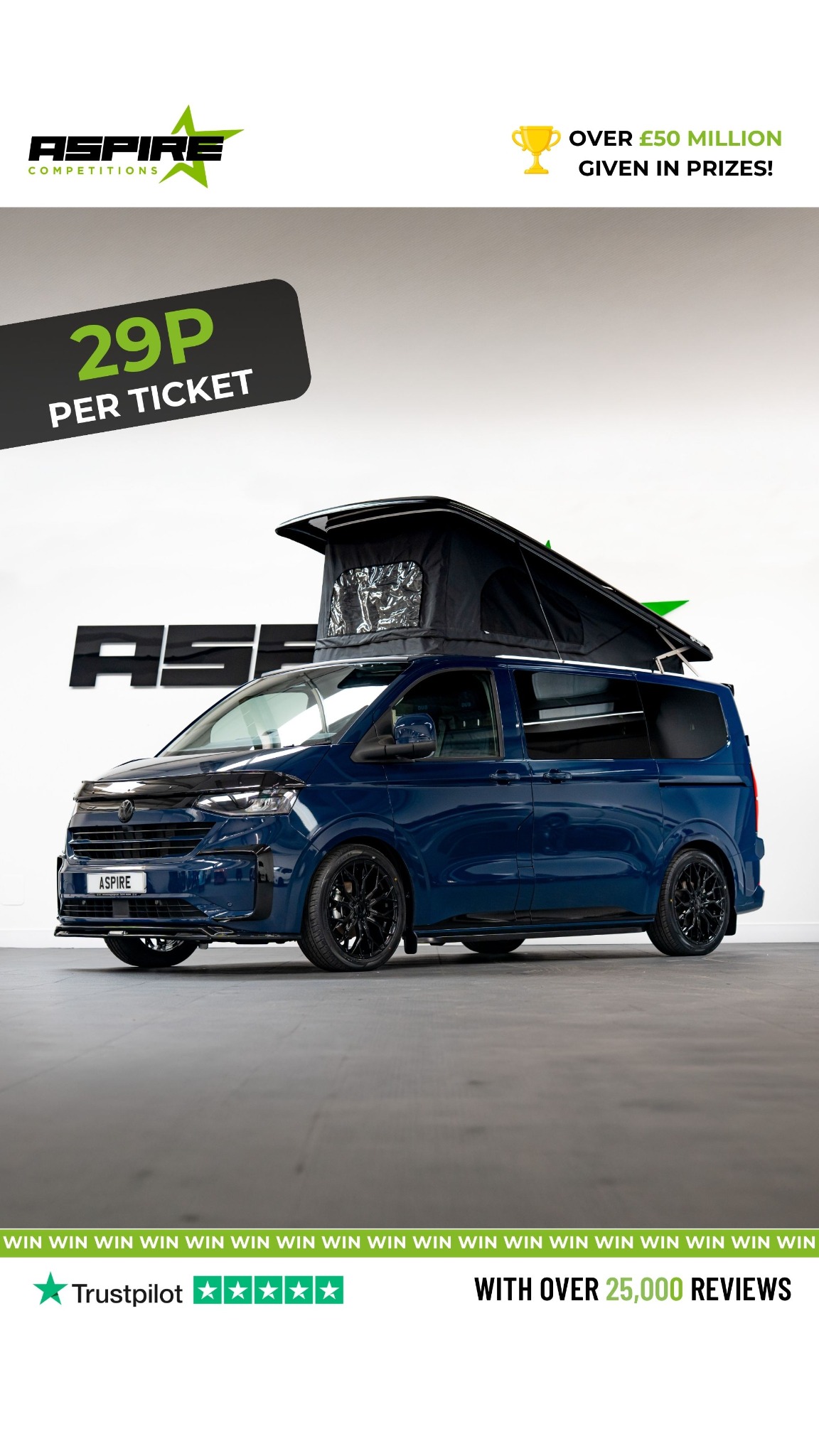 Aspire Competitions Ltd Facebook ad