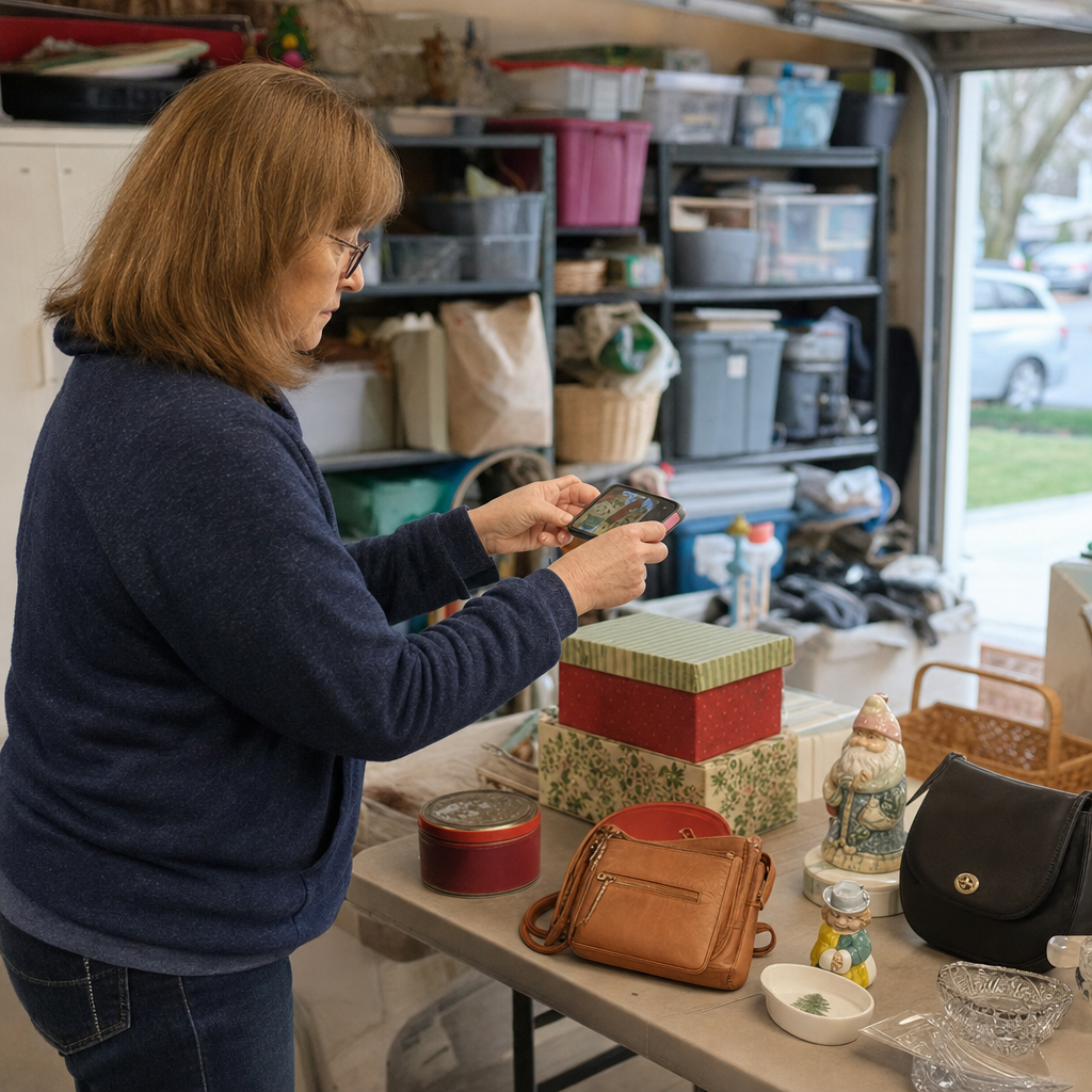Garage Sale AI Facebook ad
