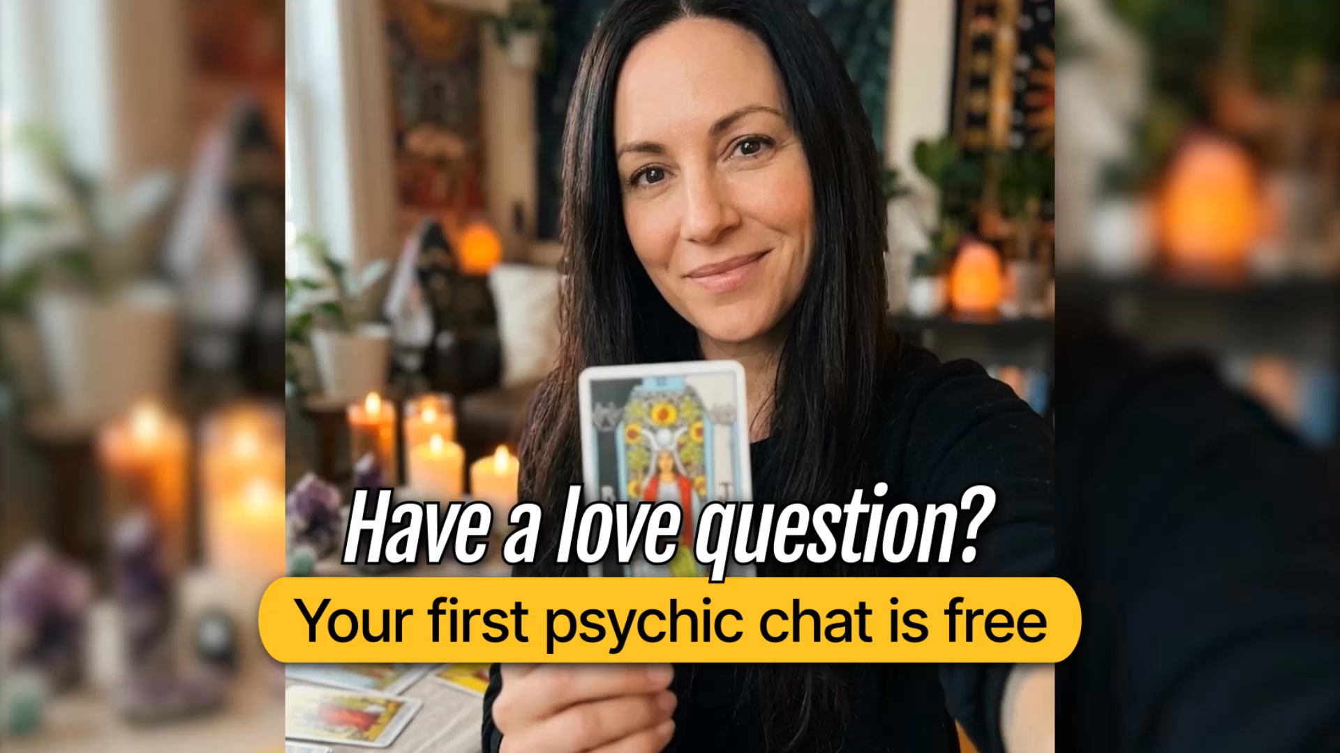 PsychicBook Facebook ad: Live Psychic Readings