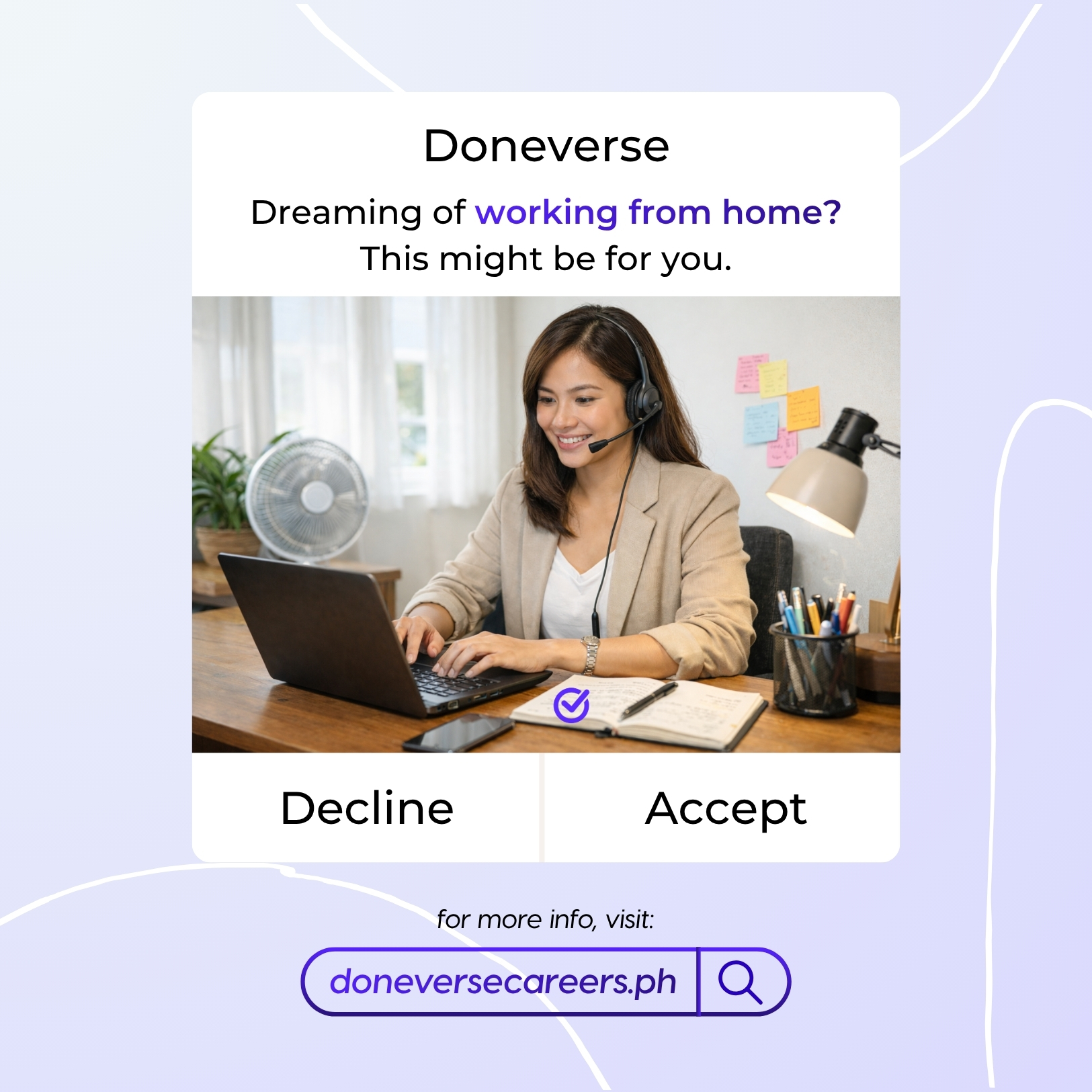 Doneverse - Careers Facebook ad