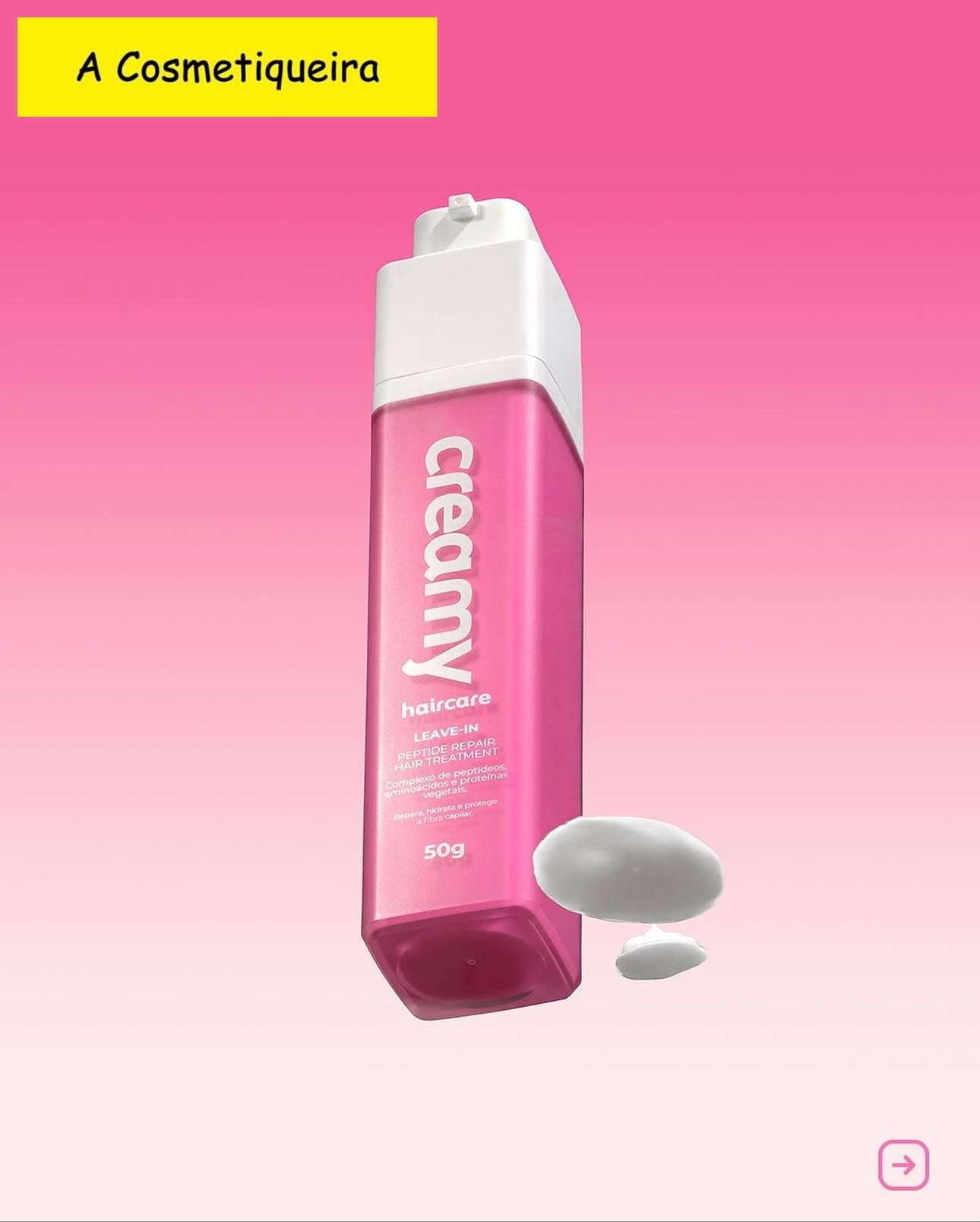 A Cosmetiqueira Facebook ad: Realmente, quando o assunto é tecnologia, a Creamy…