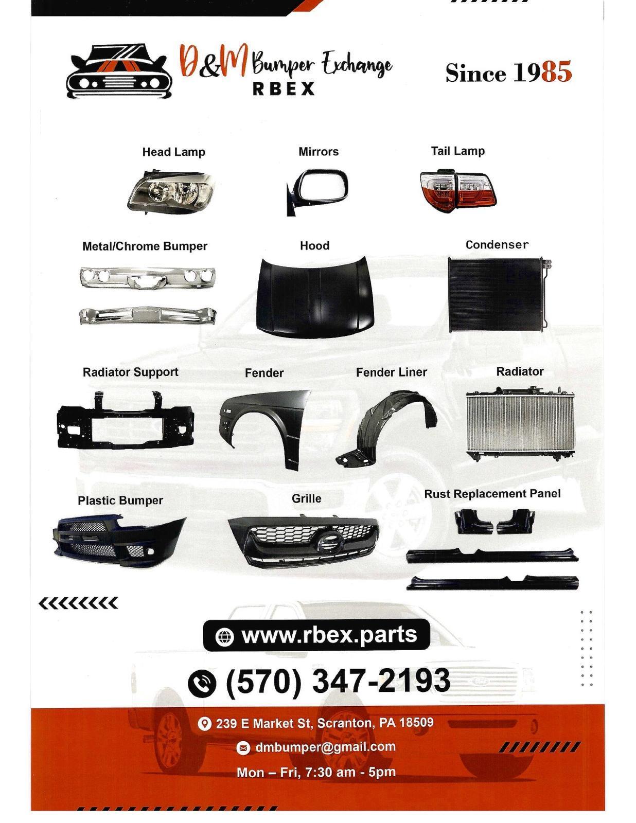 D&M Bumper Exchange Facebook ad: Attention Body Shops!