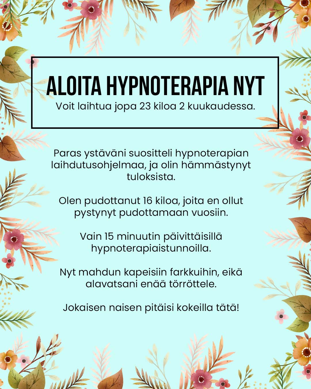 Hypnozio: power of hypnotherapy Facebook ad