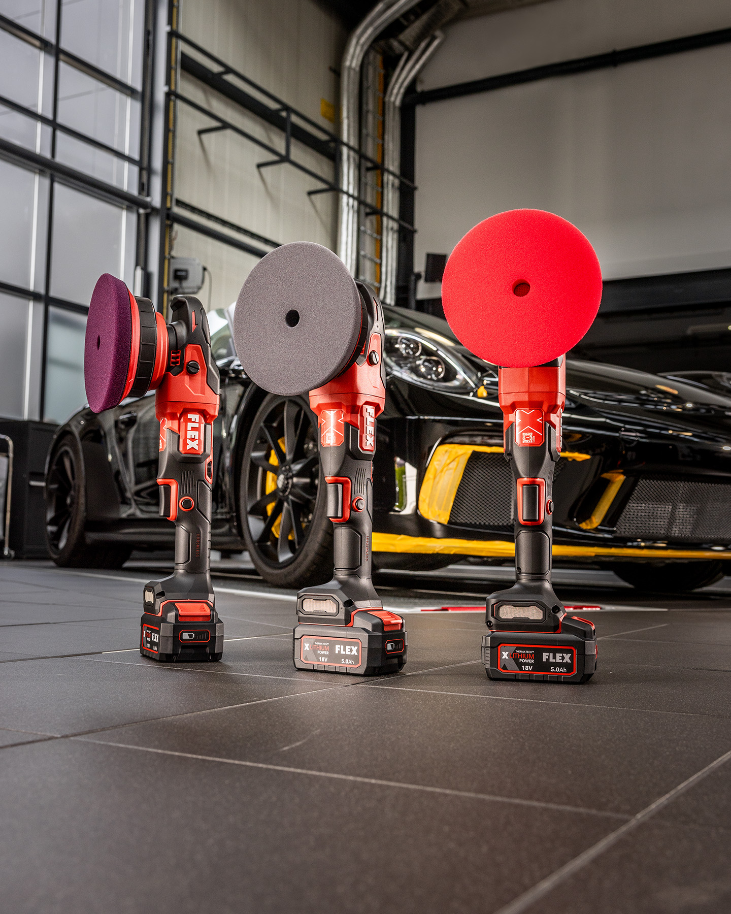FLEX automotive Facebook ad: Detailing perfection starts here.