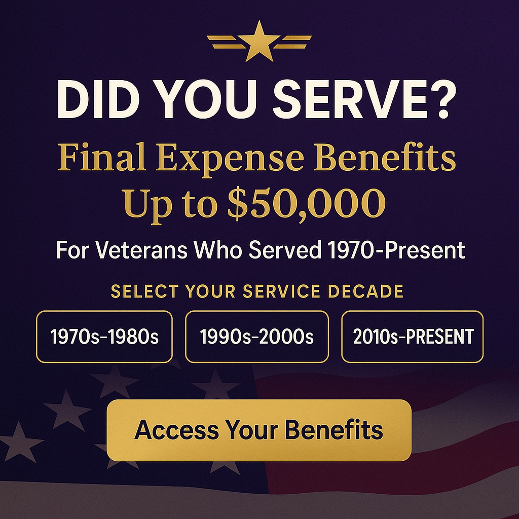 My Affordable Veteran Insurance Facebook ad