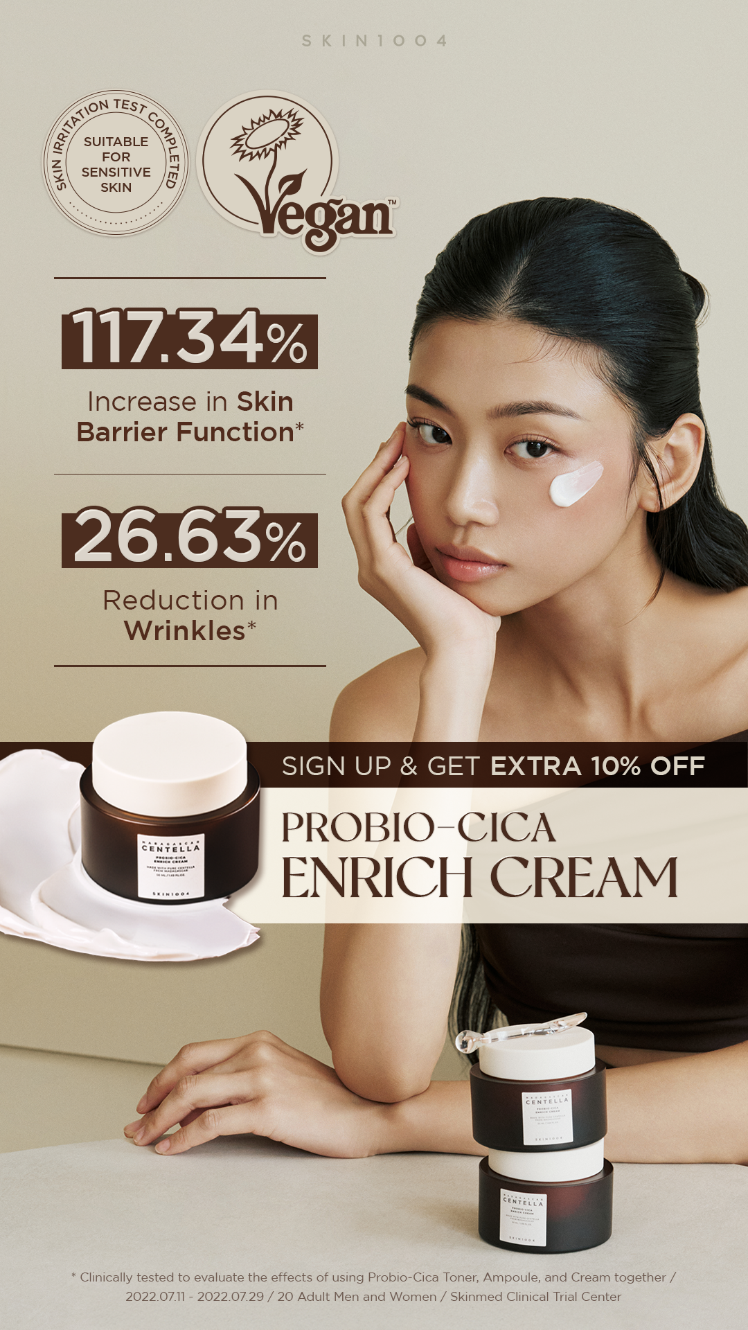SKIN1004 Facebook ad