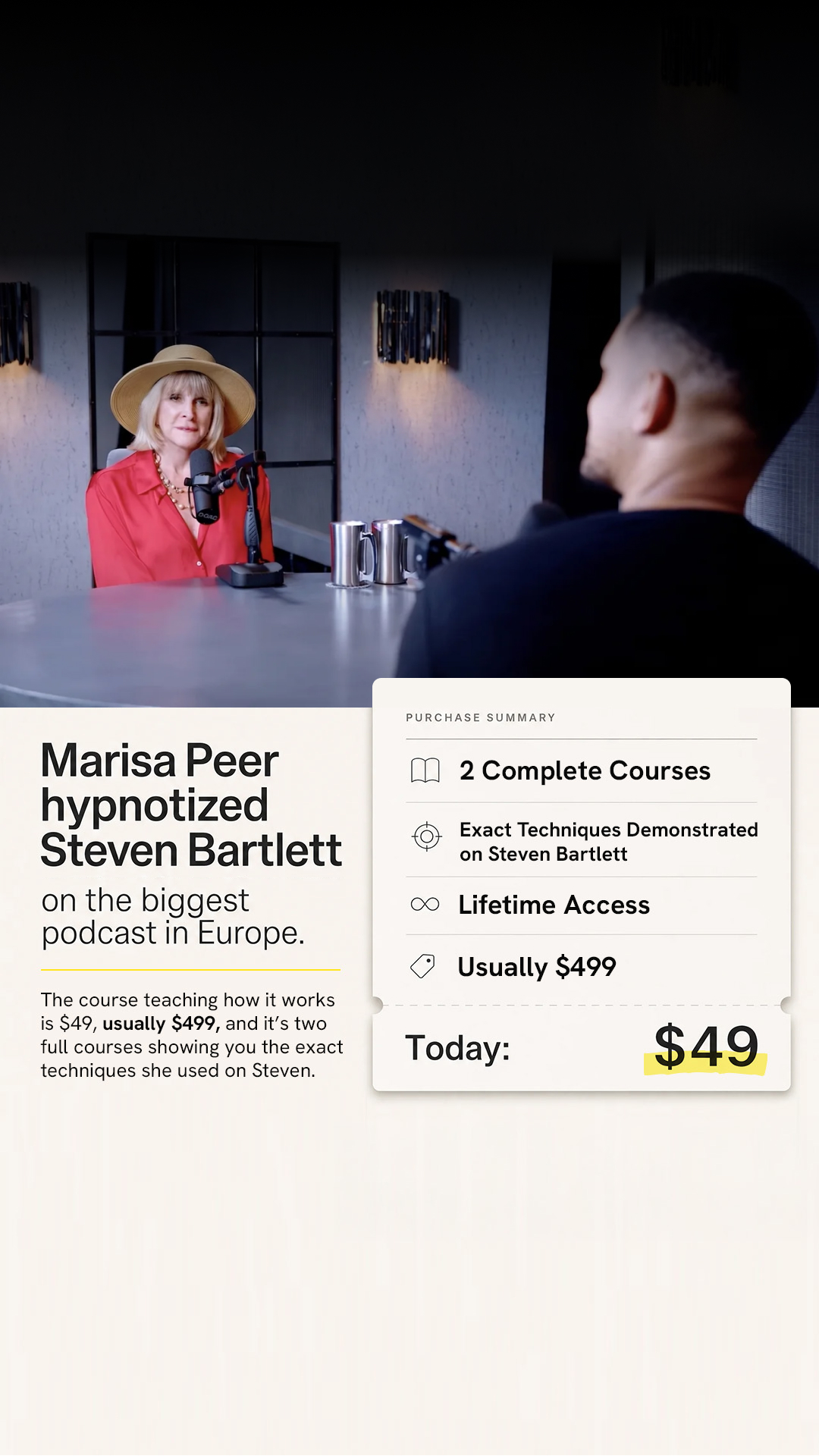 Marisa Peer Facebook ad