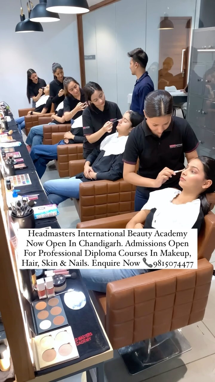Headmasters Academy Chandigarh Facebook ad: Headmasters International Beauty Academy Now Open In…