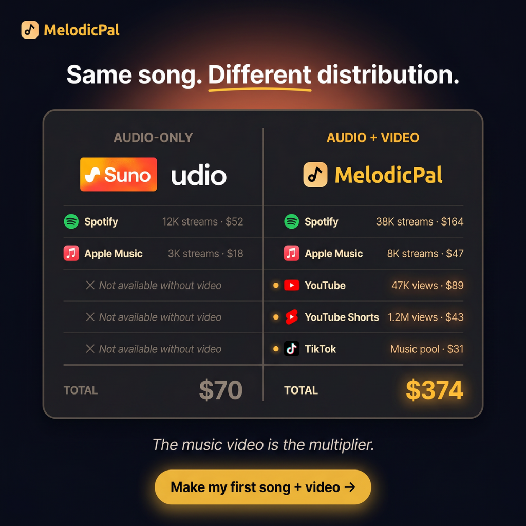 MelodicPal Facebook ad