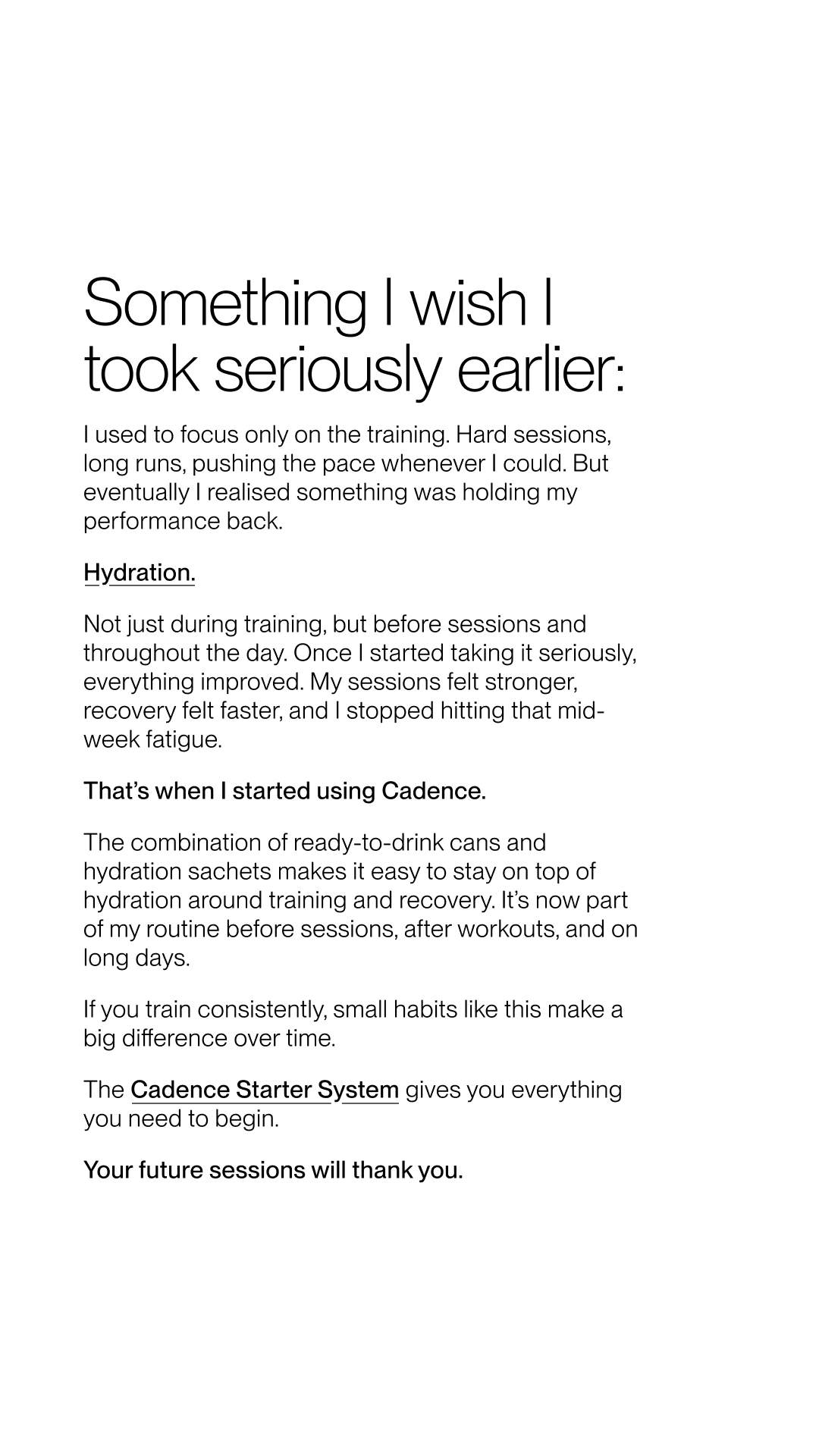 Use Cadence Facebook ad