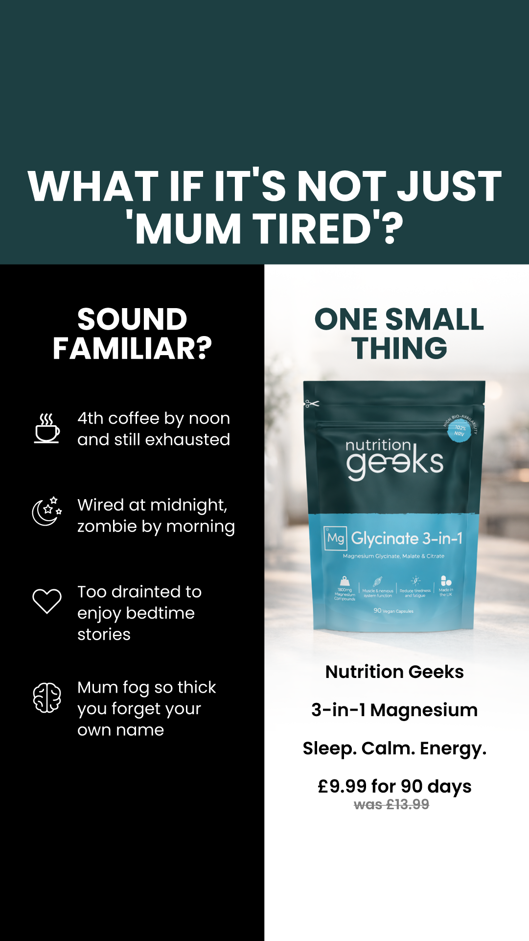 Nutrition Geeks Facebook ad