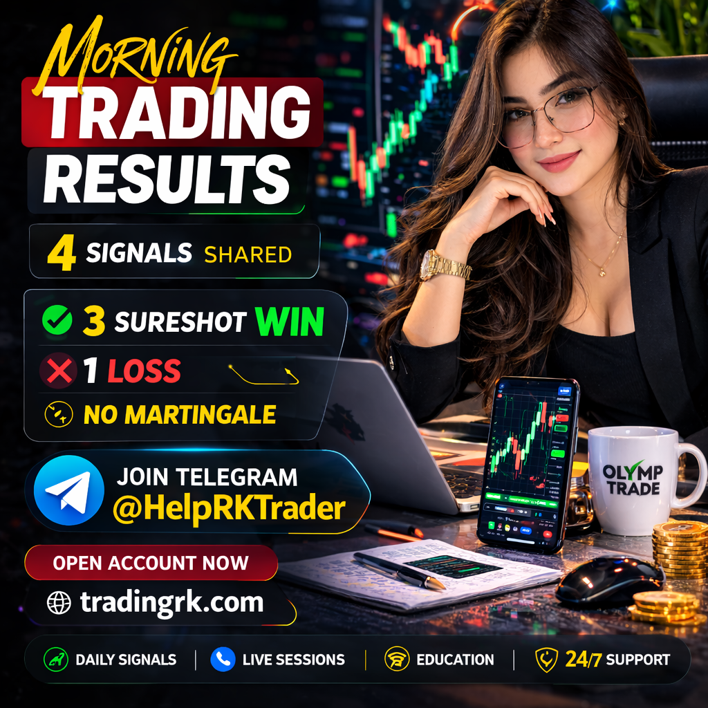 RK Trader Signals Facebook ad: Live Binary Signals Session
