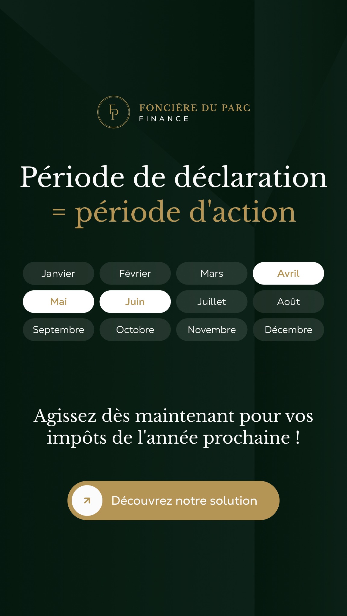 Foncière du Parc Finance Facebook ad from May 13, 2026