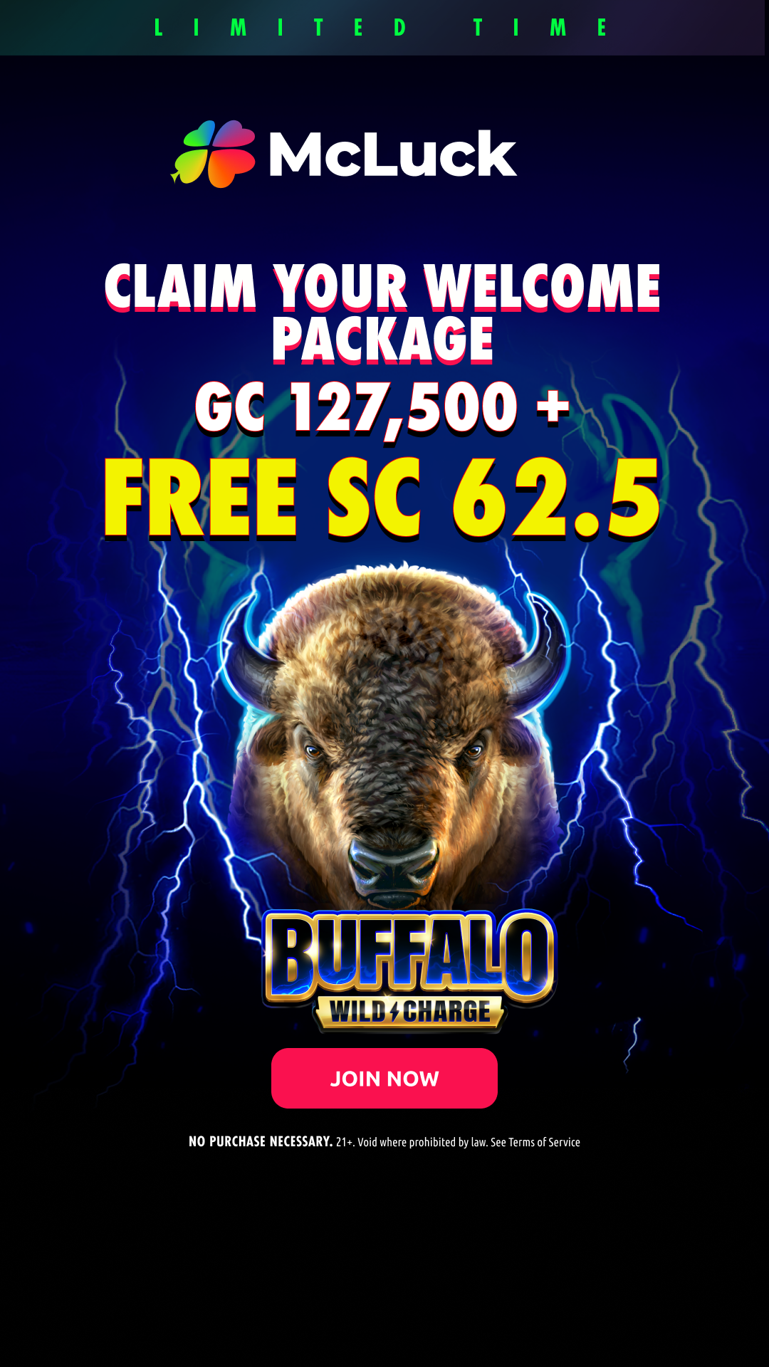McLuck.com Facebook ad