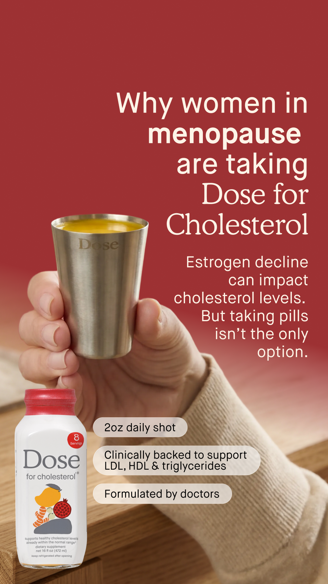 Dose for Cholesterol Facebook ad