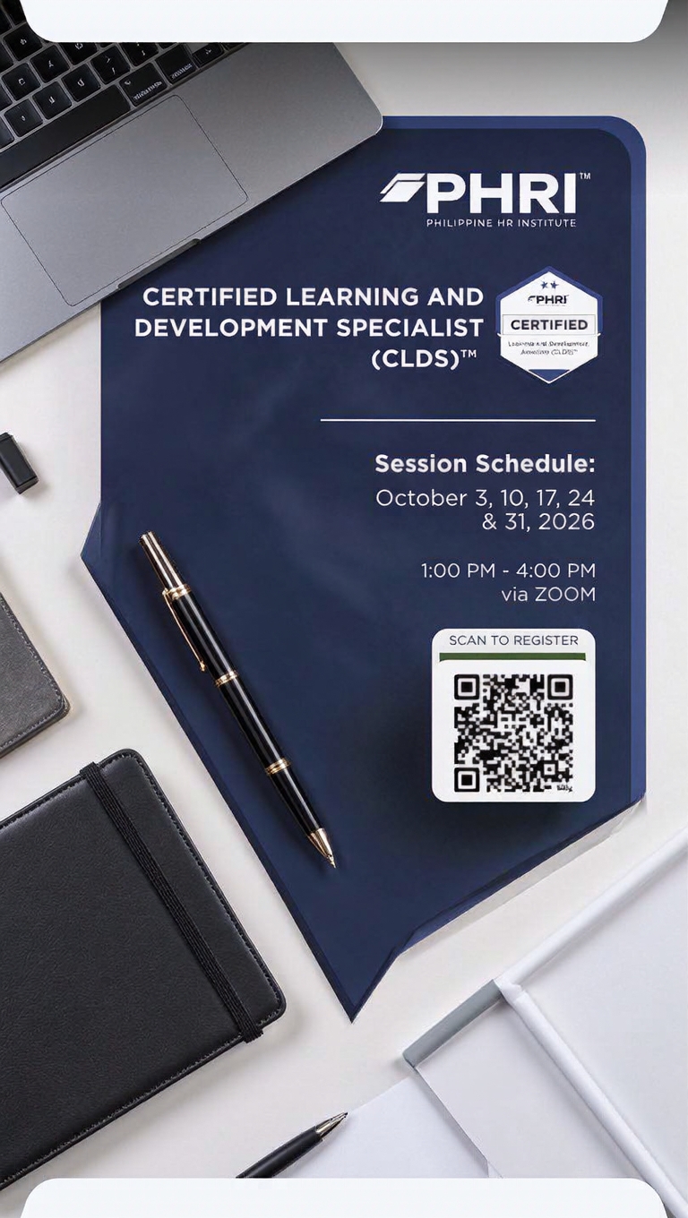 Philippine HR Institute Facebook ad: Become a Certified L&D Specialist (CLDS)