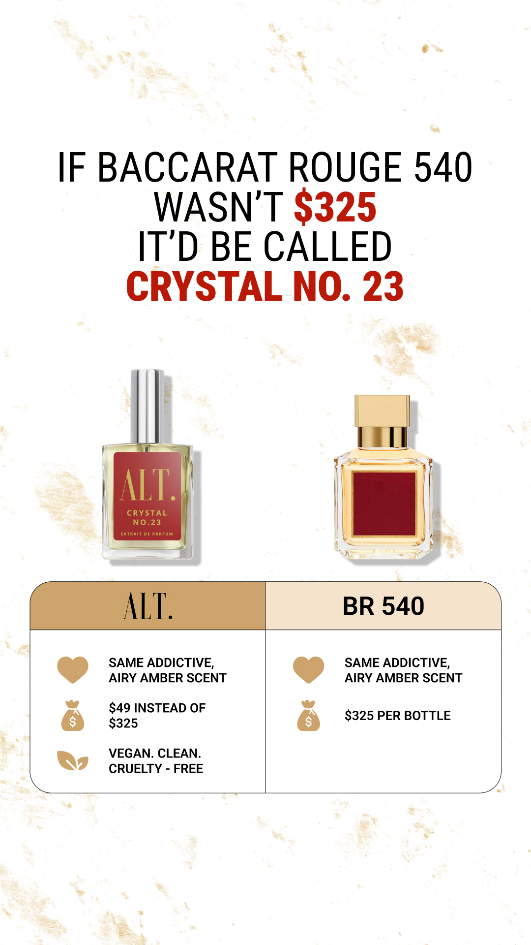 ALT. Fragrances Facebook ad