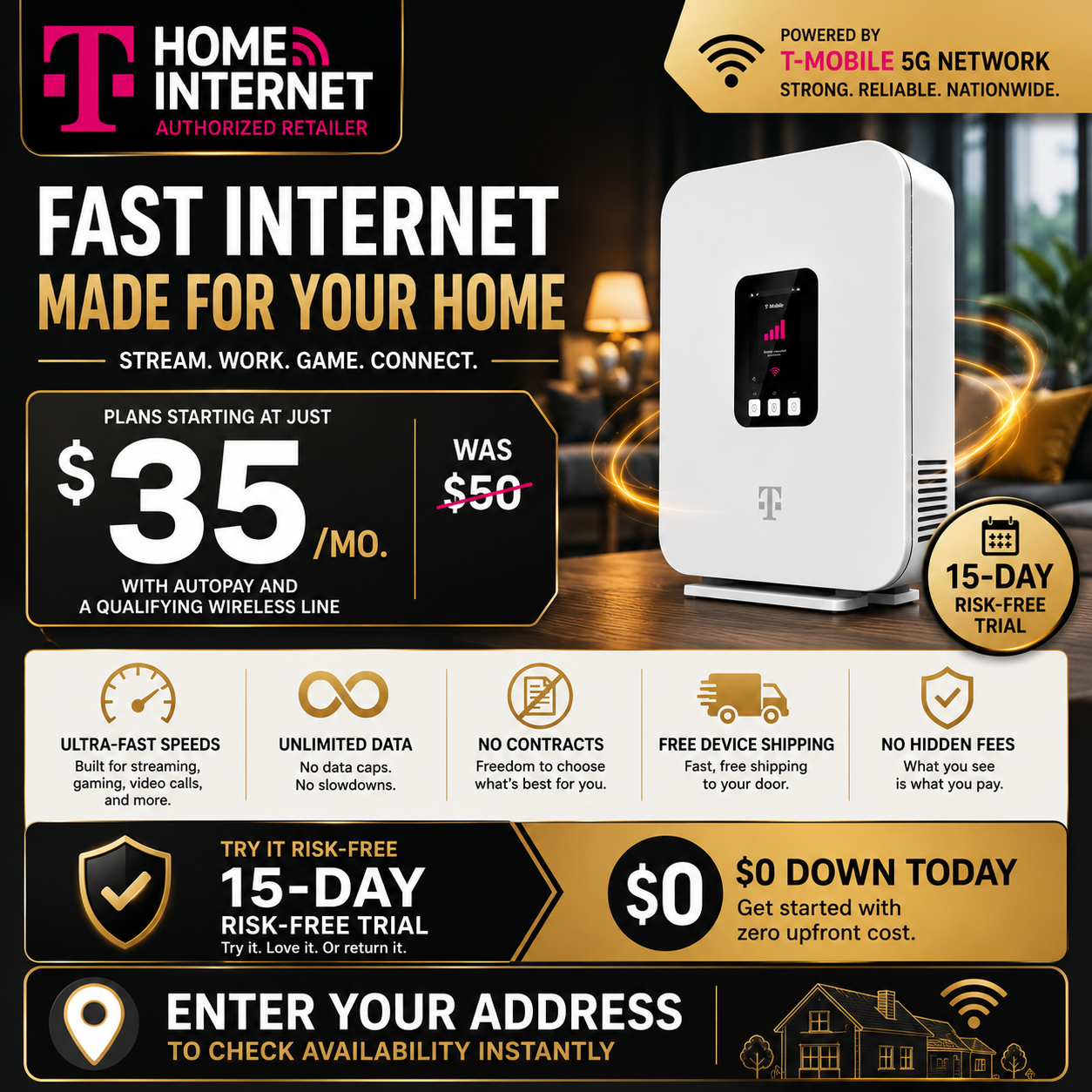 T-Mobile Authorized Dealer - Unlimited 5G Facebook ad