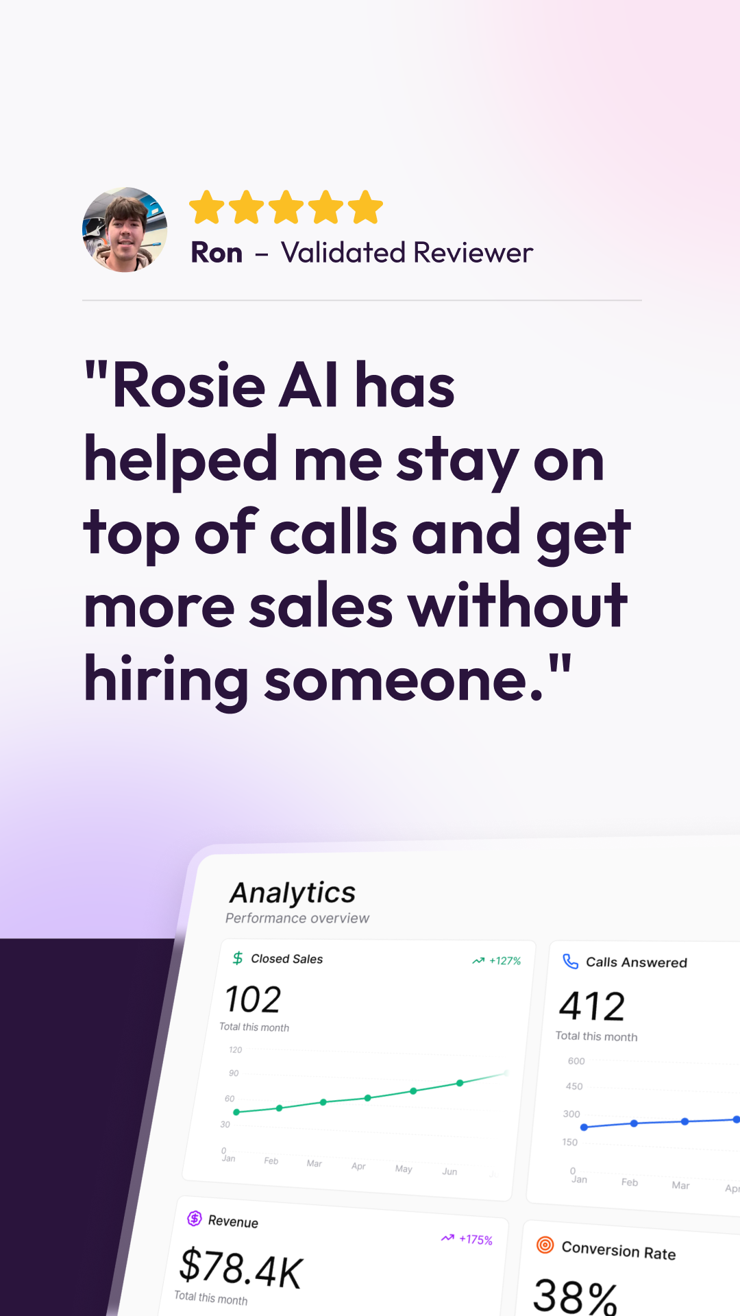 Rosie Facebook ad