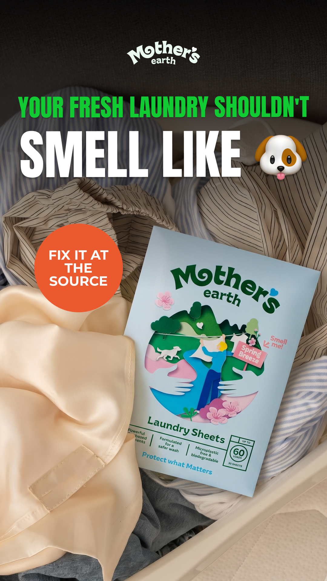 Mothers Earth Facebook ad