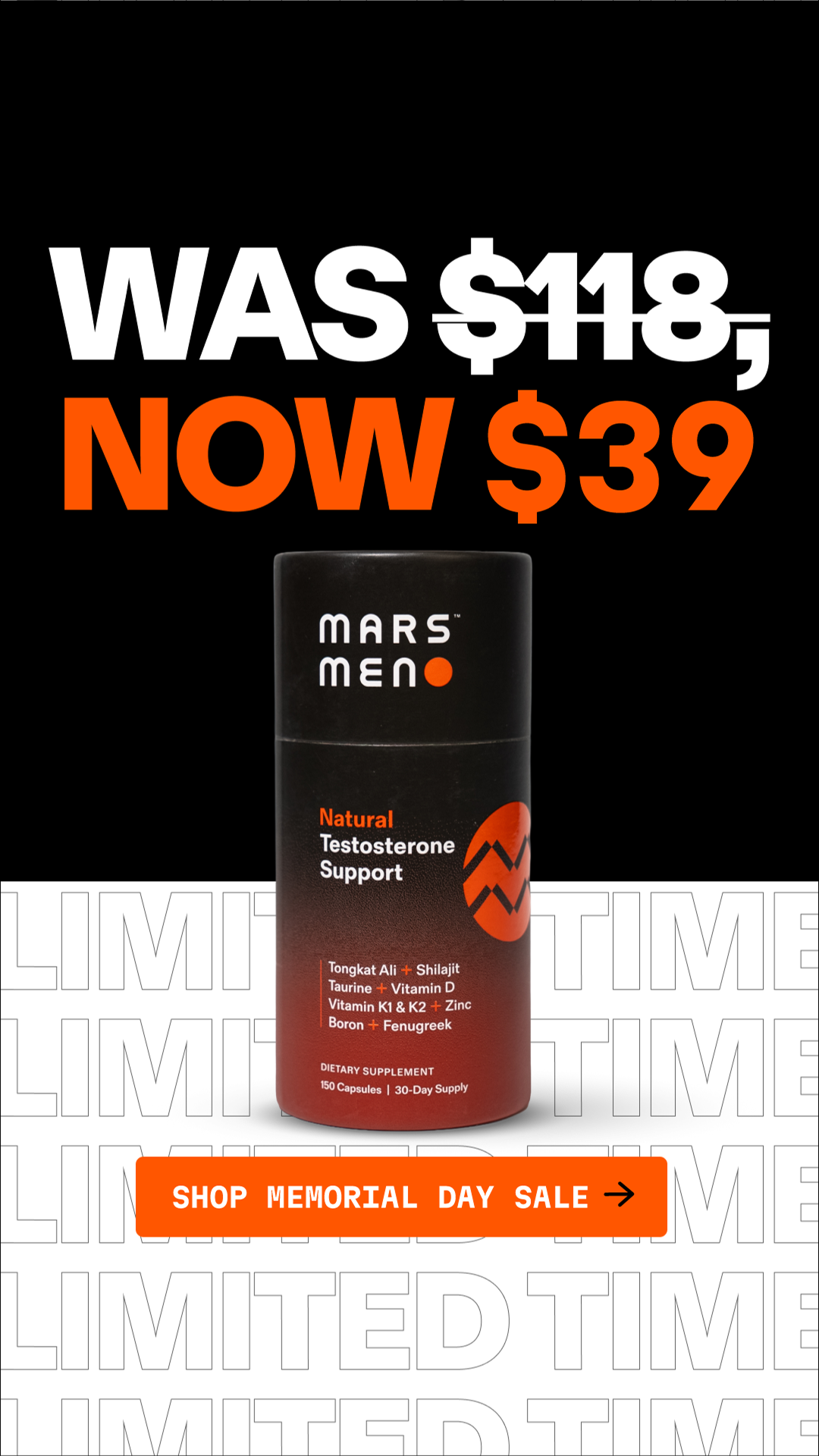 Mars Men Facebook ad