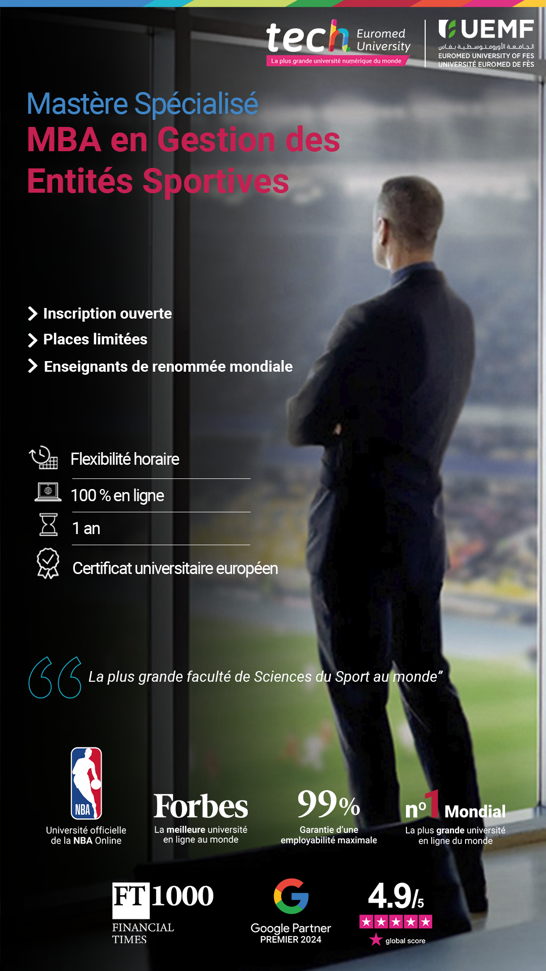 TECH school of sports science Facebook ad
