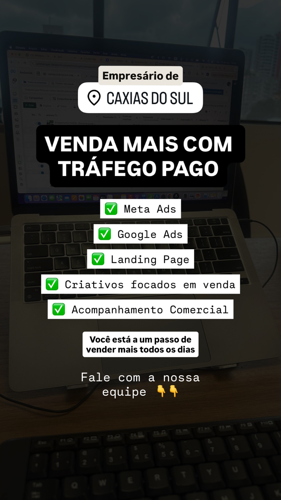 Otto Mídia Digital Facebook ad from Mar 13, 2026