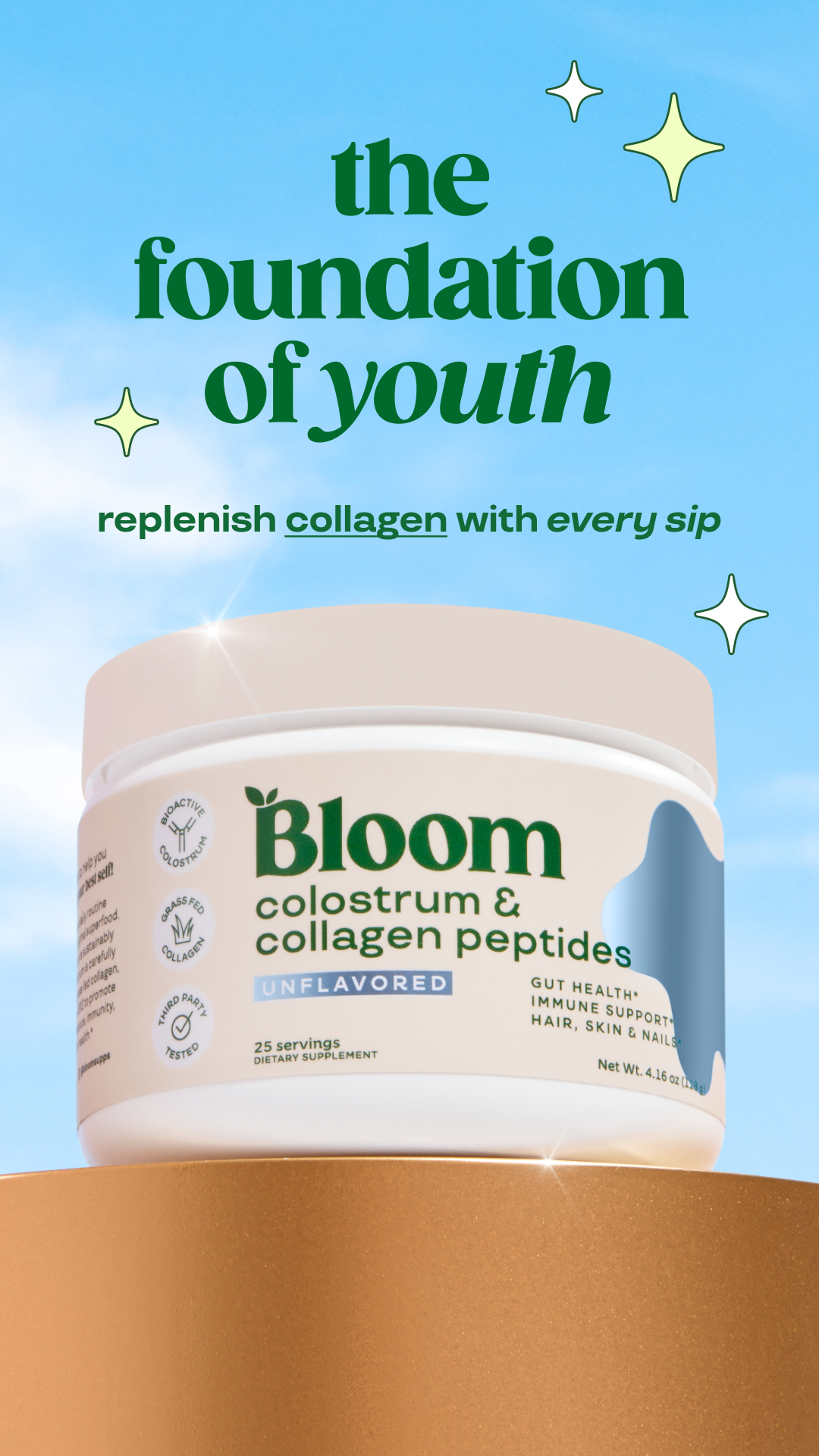 Bloom Nutrition Facebook ad
