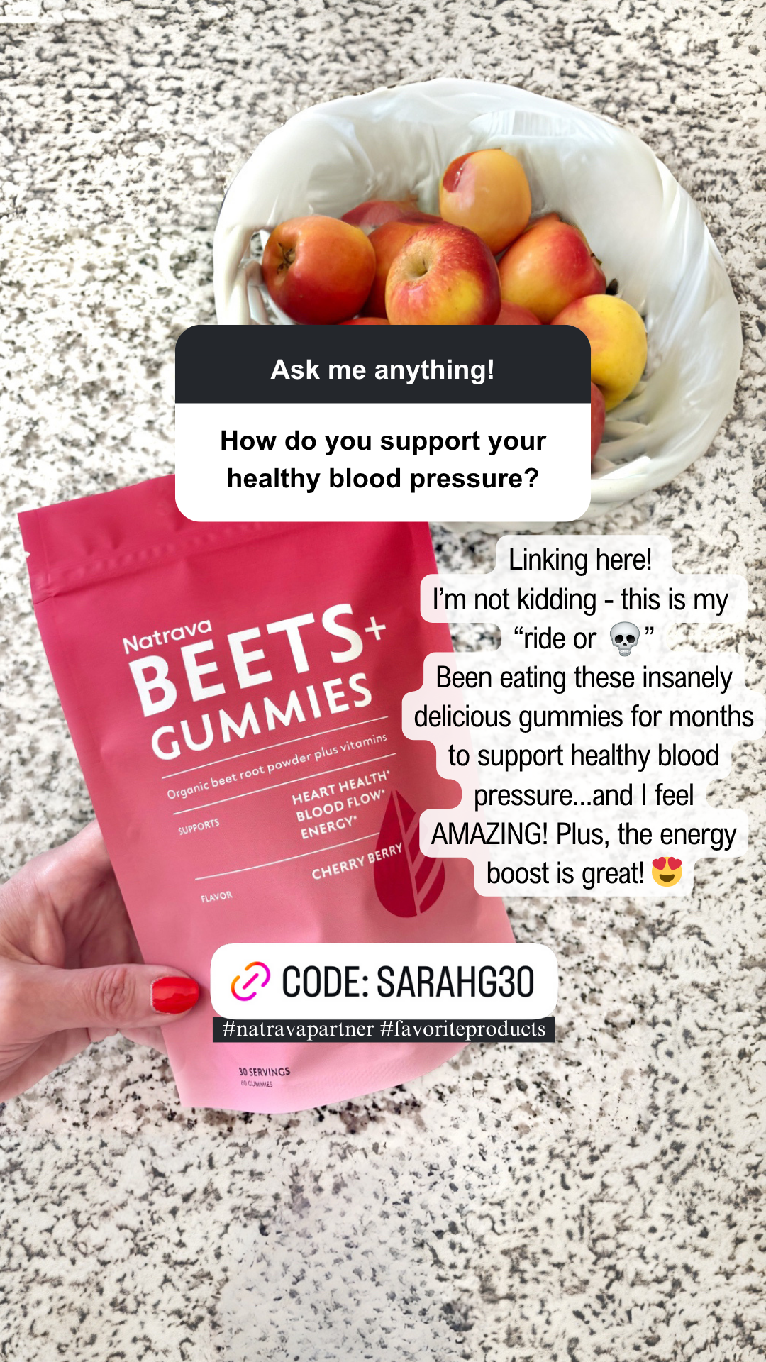Sarah Gearino, Healthy Life Balance Facebook ad