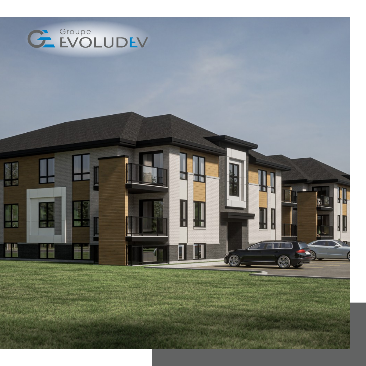 Groupe Evoludev Facebook ad: Le Gustave I, II, III, IV & V…