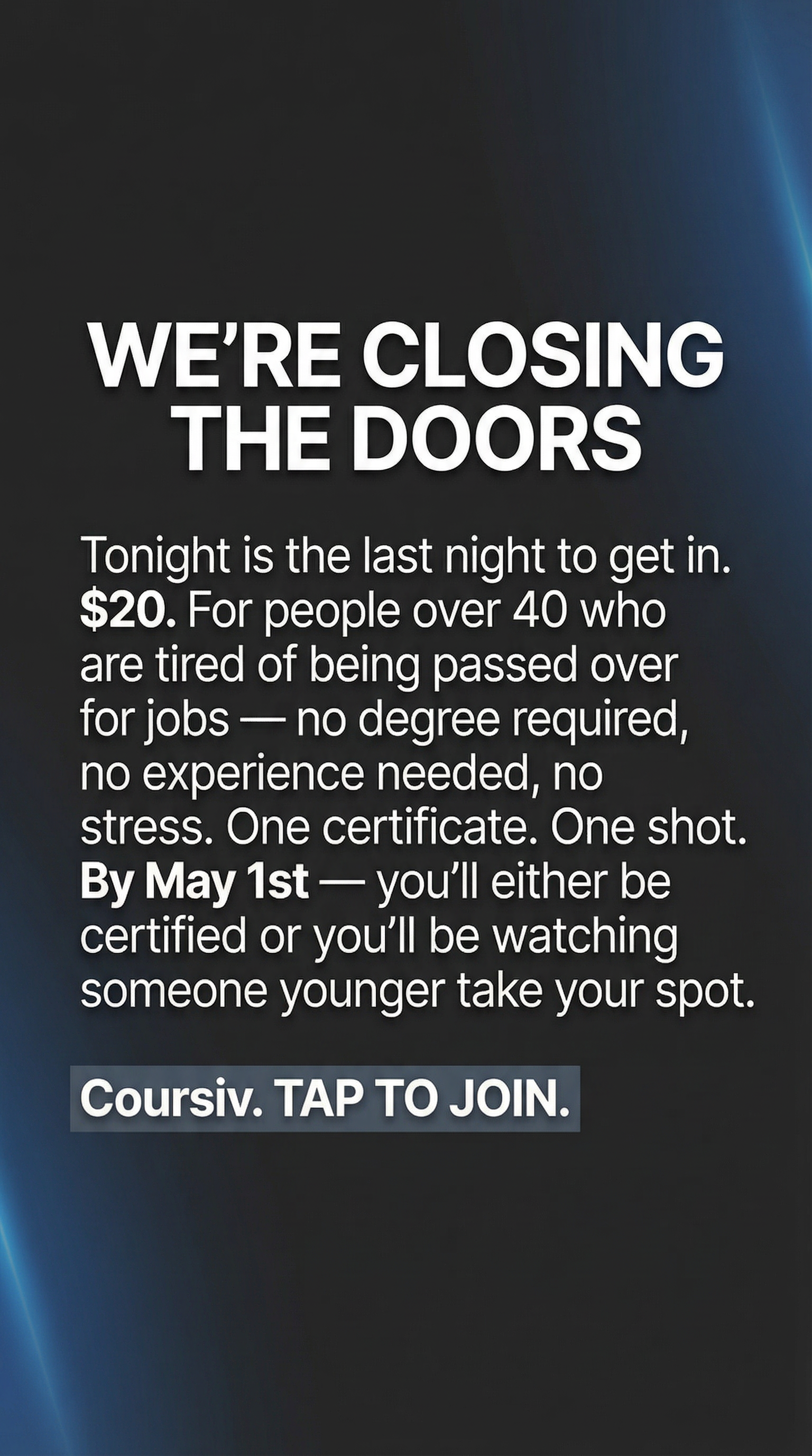 Coursiv Facebook ad