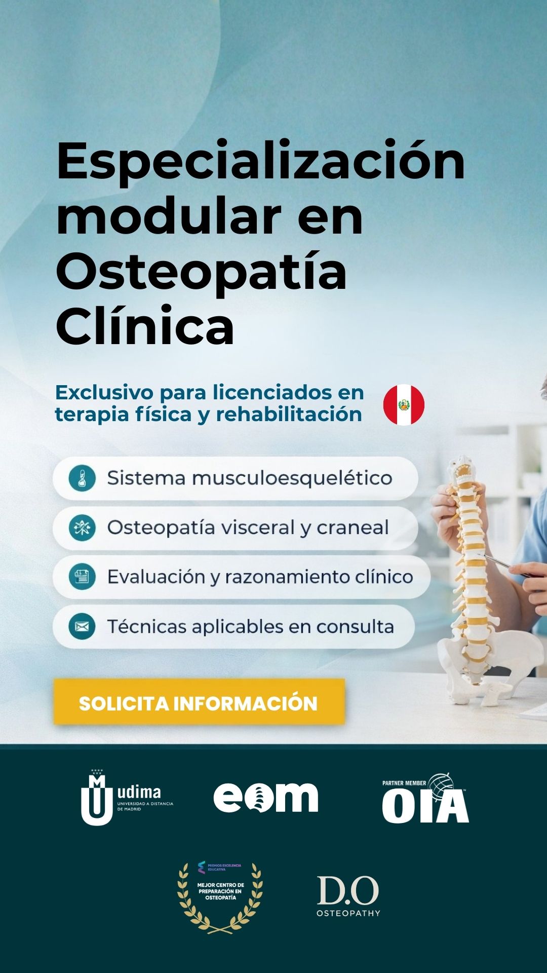 Escuela de Osteopatía de Madrid - América Facebook ad from Feb 18, 2026
