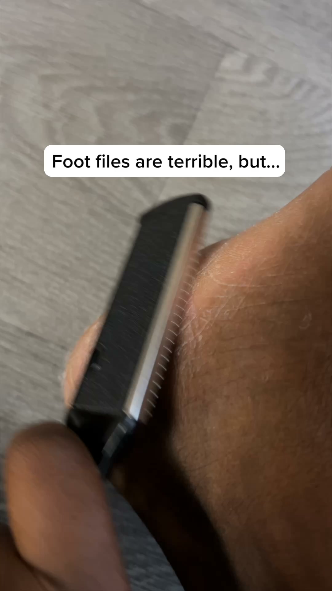 Nuvé Facebook ad: Baby soft feet in 5 minutes flat