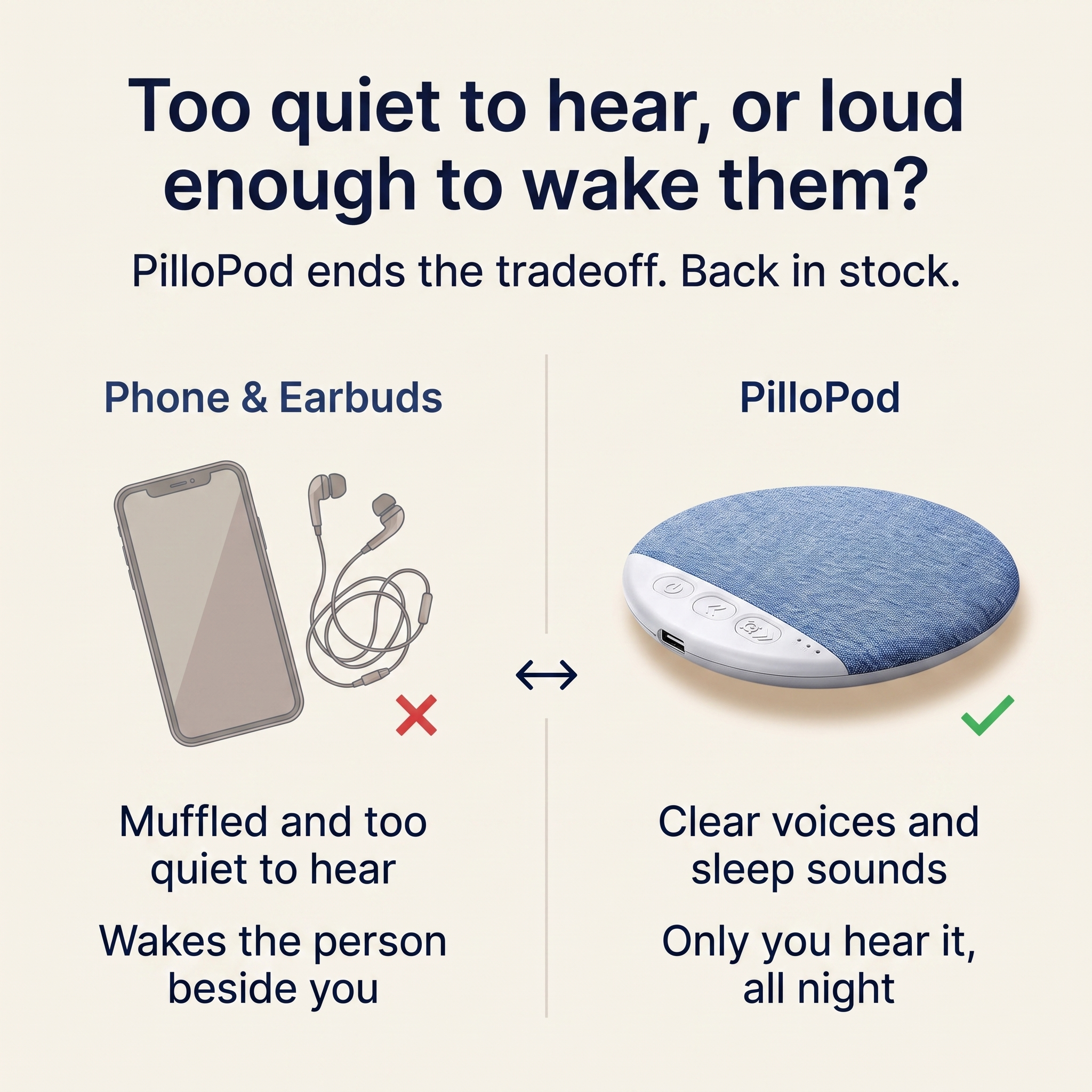 PilloPod Facebook ad